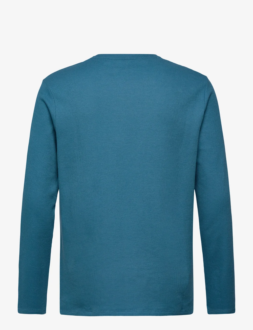 BOSS - Waffle LS-Shirt - langærmede t-shirts - open blue - 1