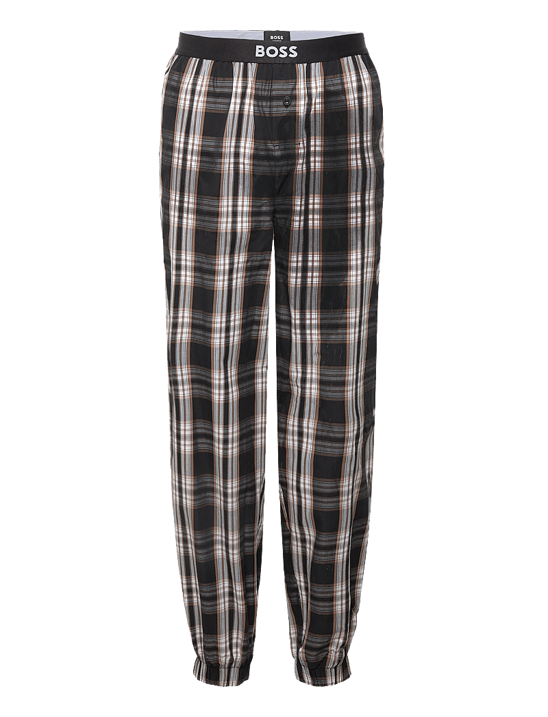 BOSS - Easy Long Set TShirt - nattøj sæt - black - 2