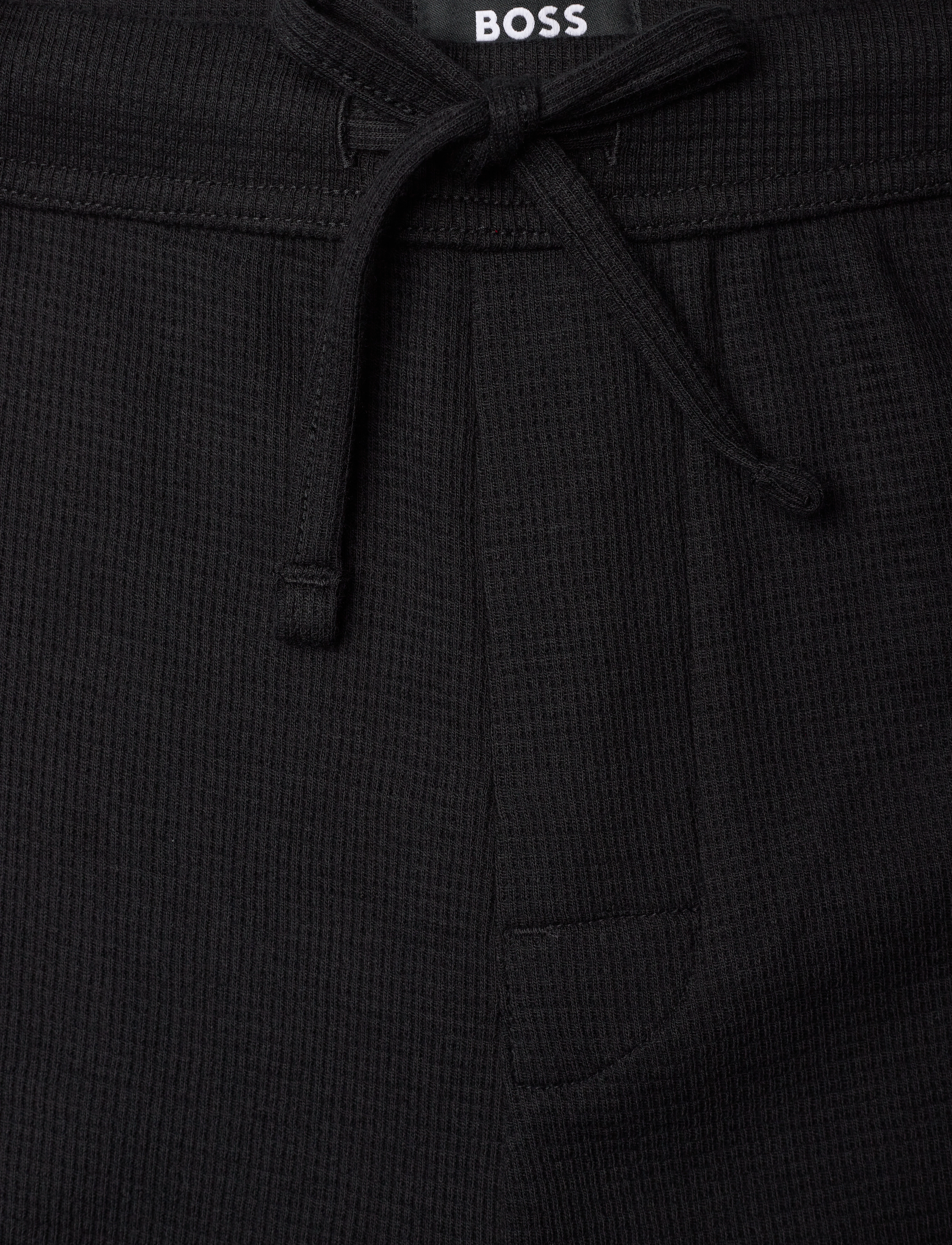 BOSS - Waffle Pants - pyjama bottoms - black - 2