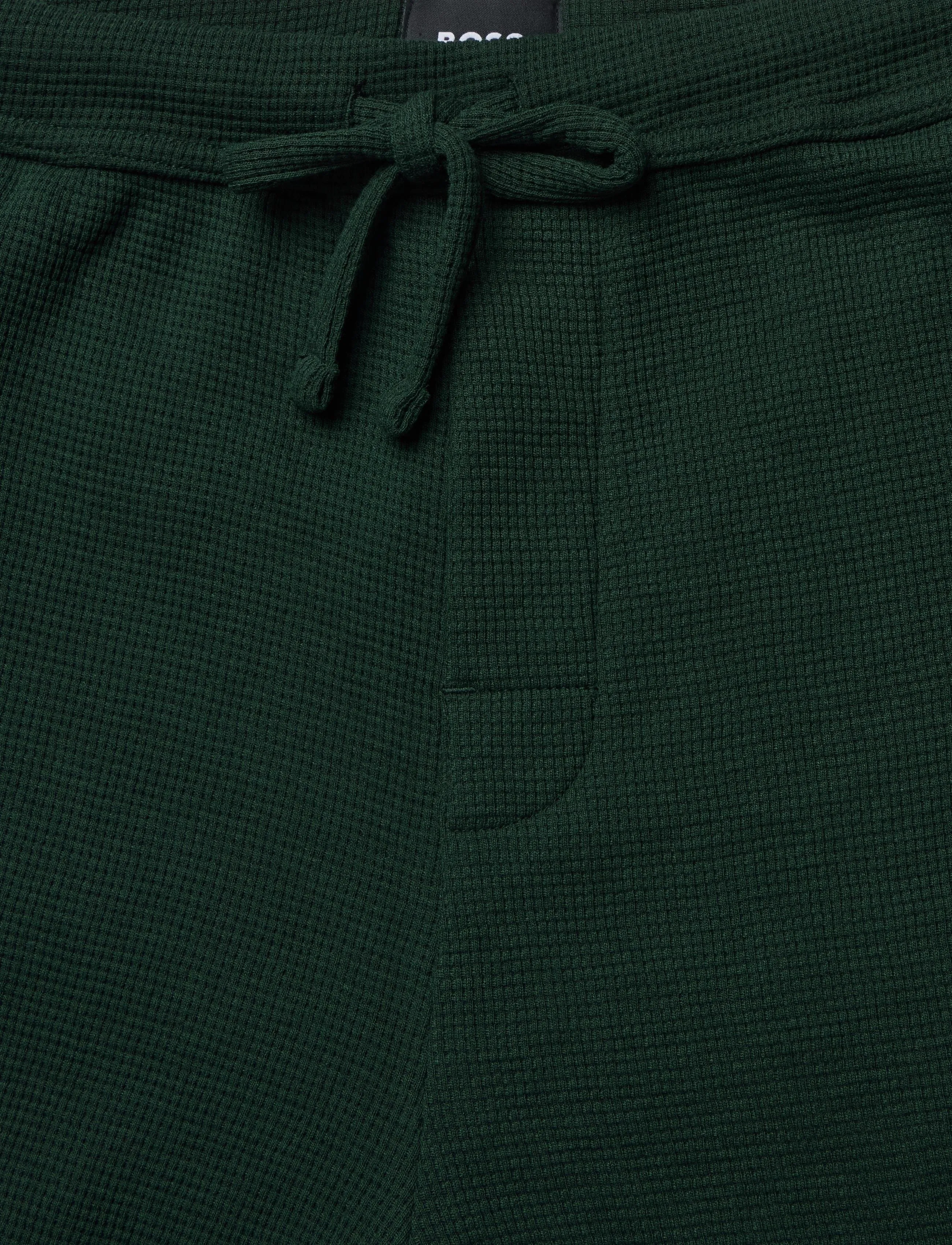 BOSS - Waffle Pants - pyjamahosen - dark green - 2