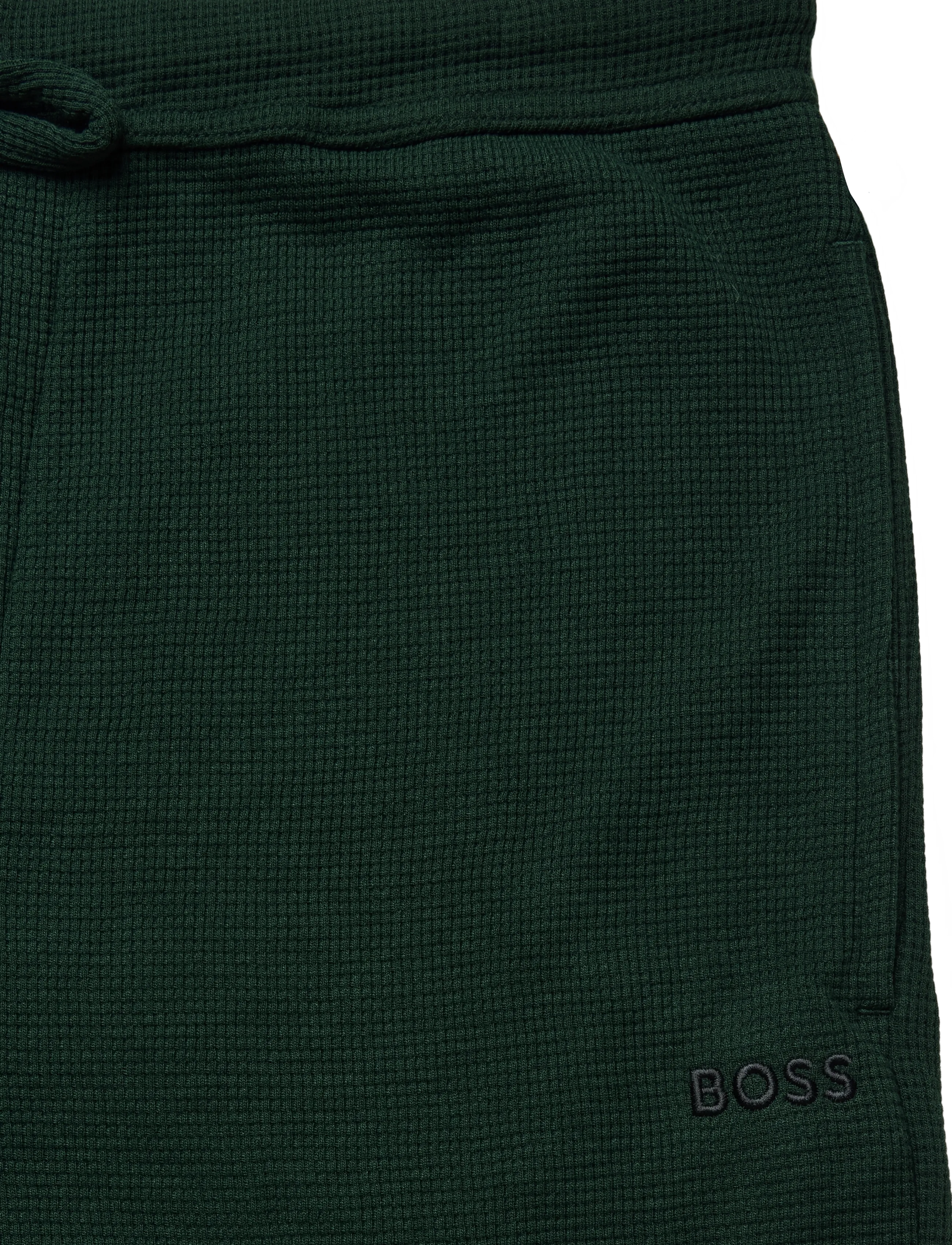 BOSS - Waffle Pants - pyjamahosen - dark green - 3
