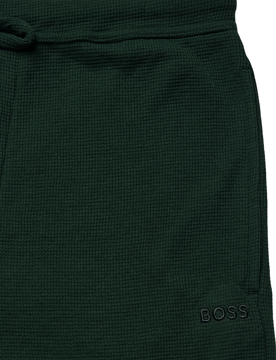 BOSS - Waffle Pants - pyjamahosen - dark green - 3
