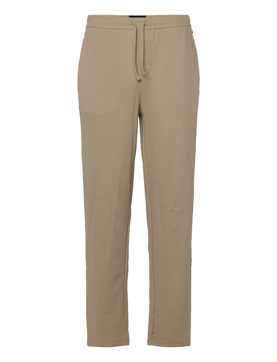 BOSS - Waffle Pants - natbukser - light beige - 0