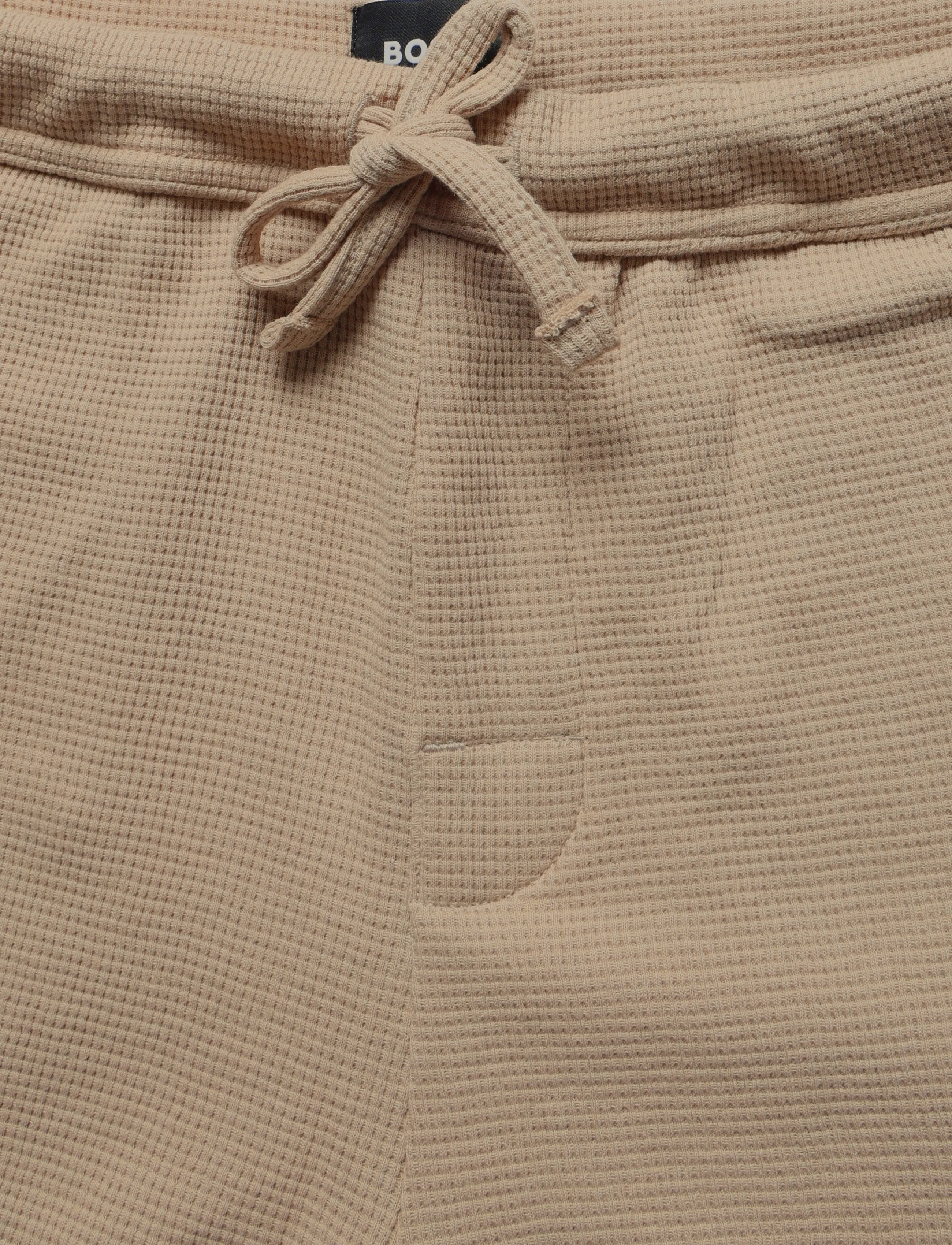 BOSS - Waffle Pants - natbukser - light beige - 2