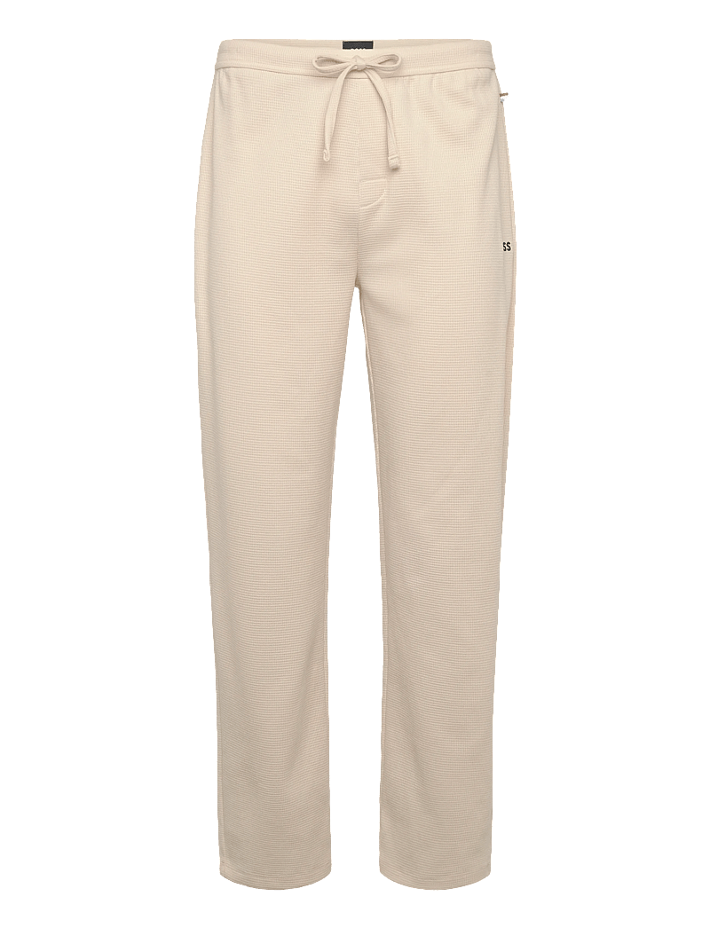 BOSS - Waffle Pants - nachtwäsche - open white - 0