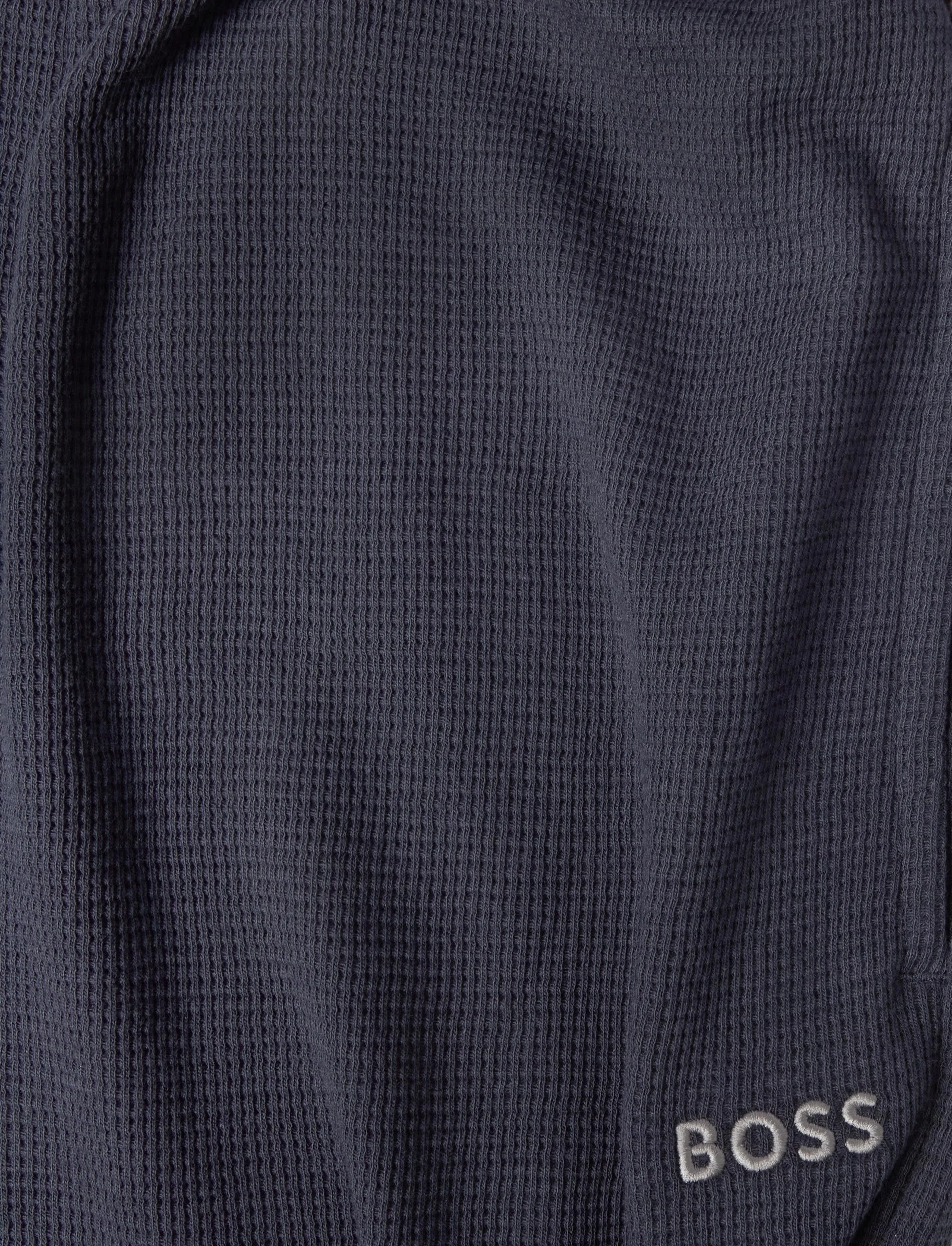 BOSS - Waffle Pants Cuff - pyjamahosen - dark blue - 3