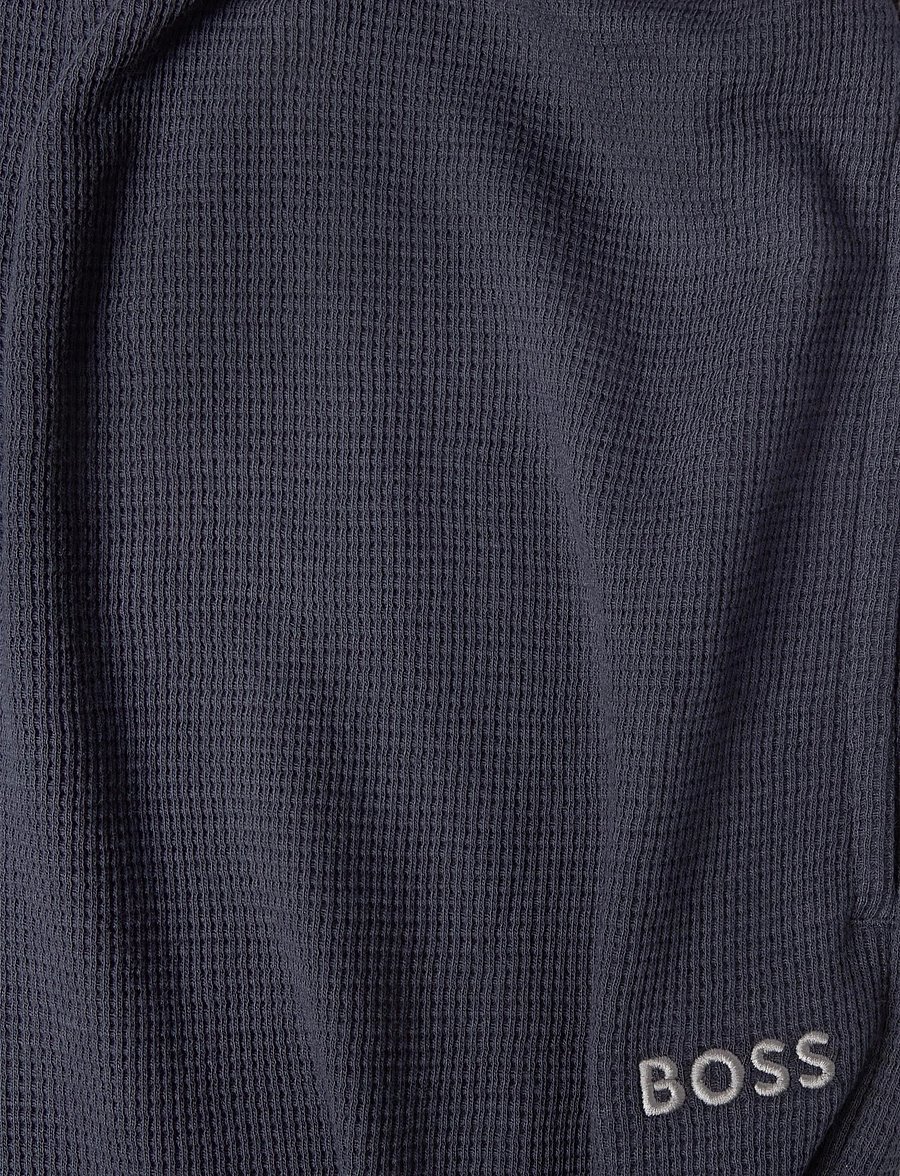 BOSS - Waffle Pants Cuff - pyjamahosen - dark blue - 3