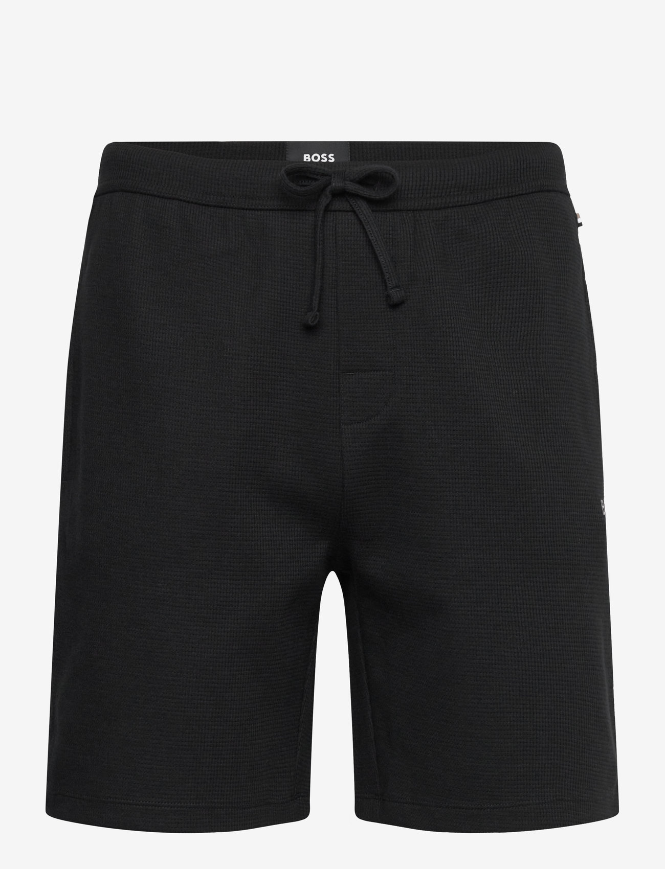 BOSS - Waffle Shorts - sweatshorts - black - 0