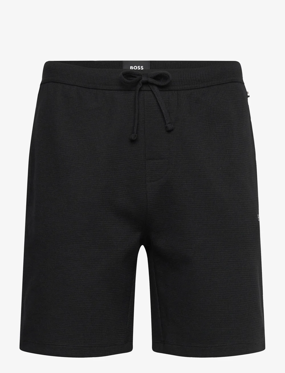 BOSS - Waffle Shorts - lühikesed dressipüksid - black - 0