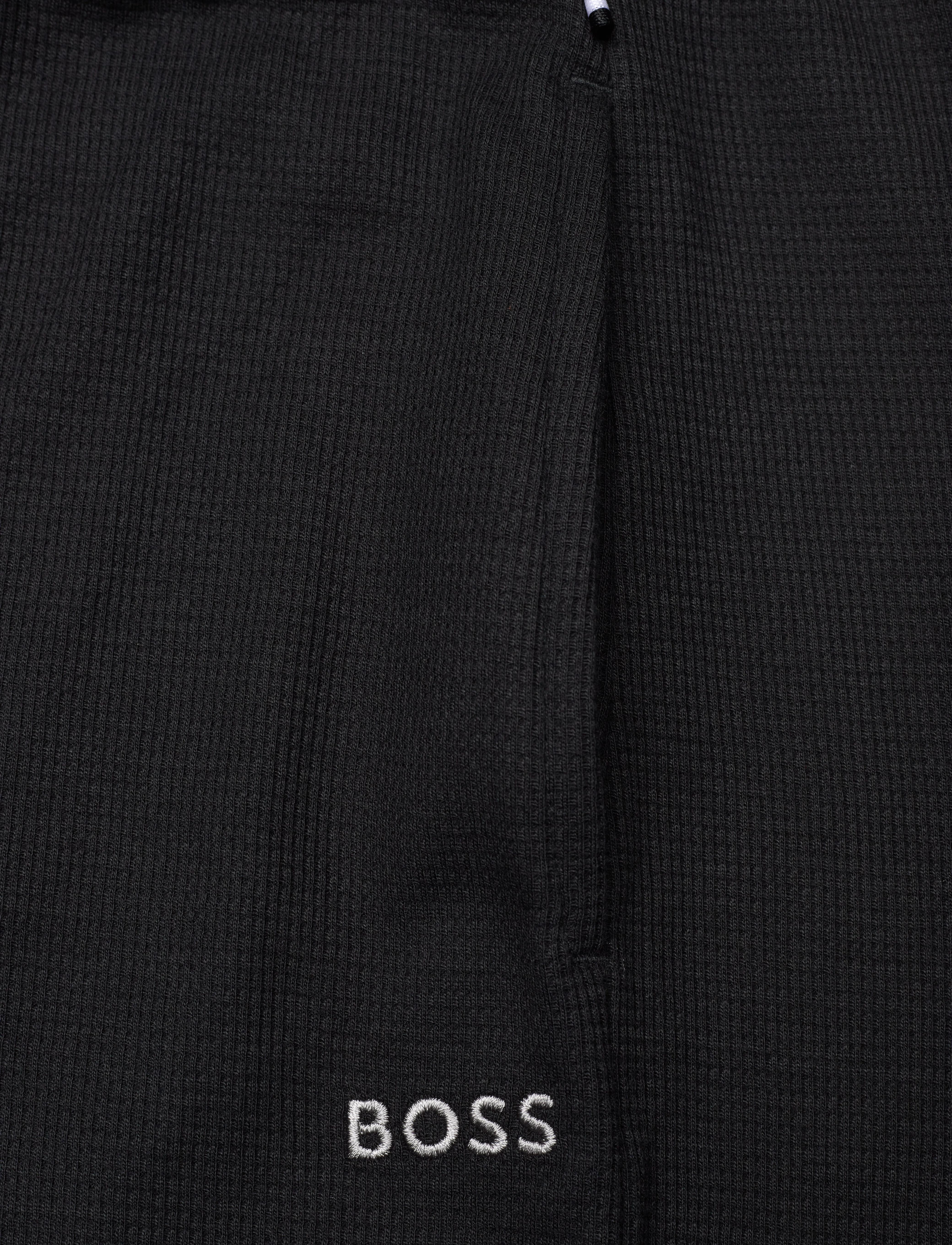 BOSS - Waffle Shorts - laveste priser - black - 2