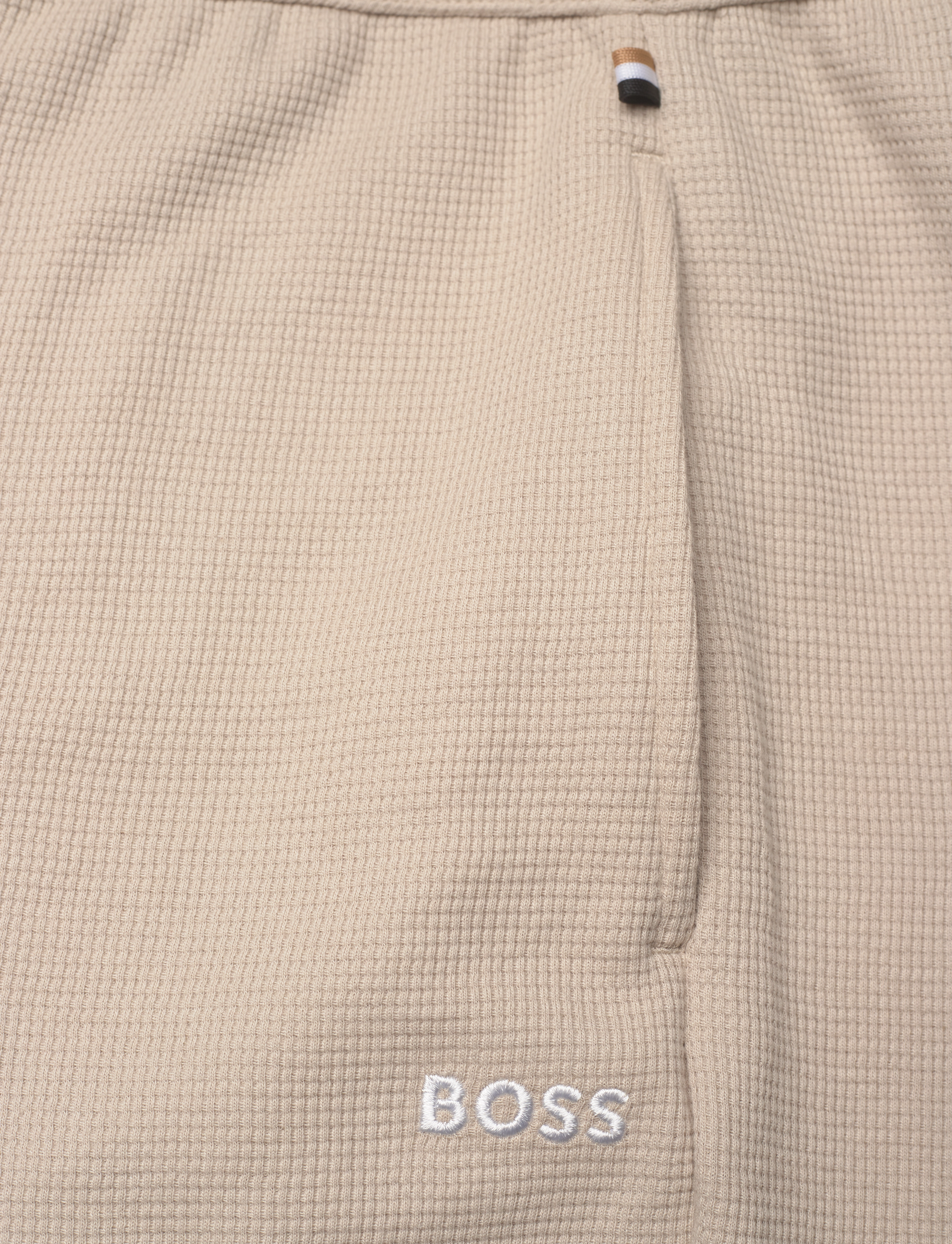 BOSS - Waffle Shorts - laveste priser - light beige - 2