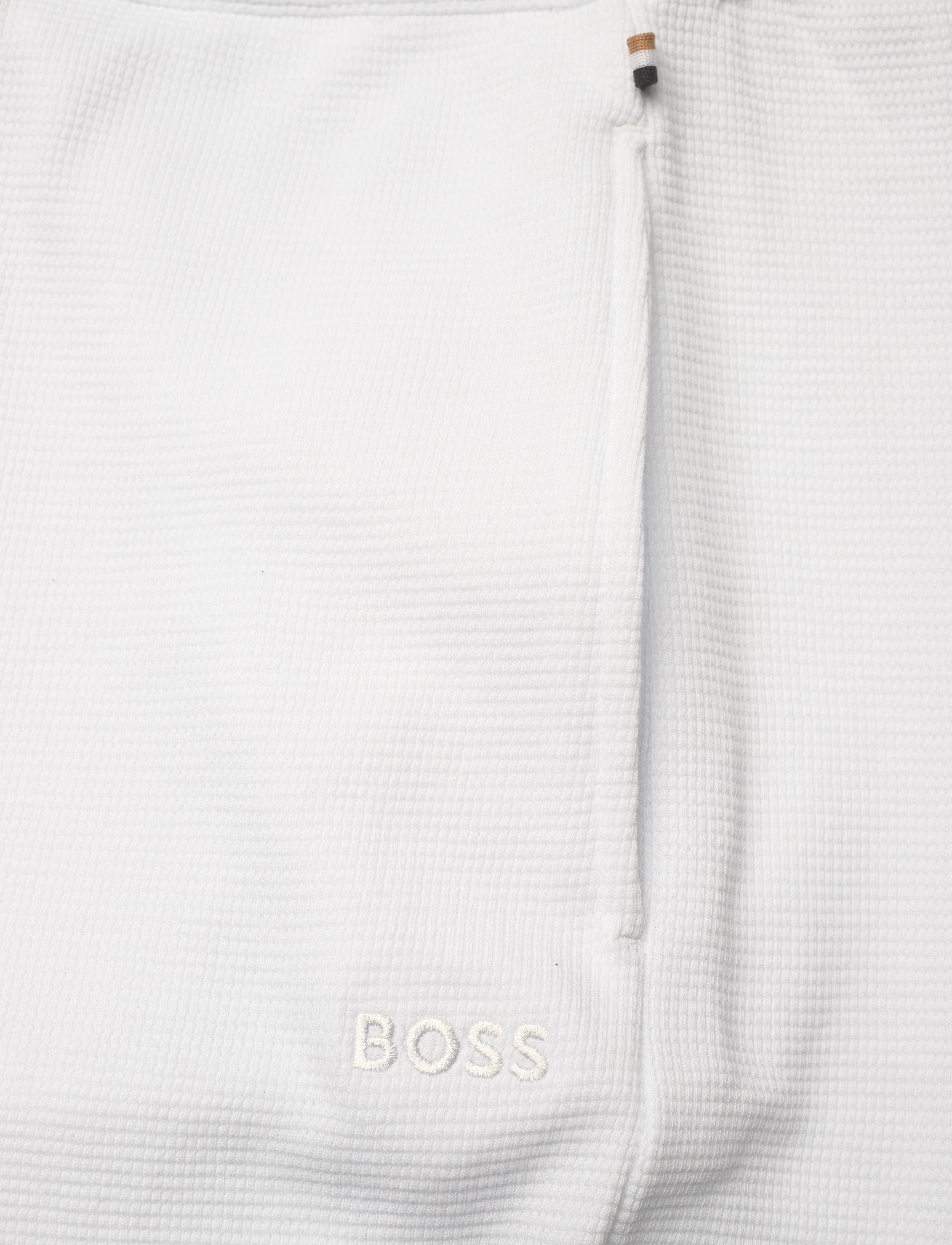BOSS - Waffle Shorts - laveste priser - white - 2