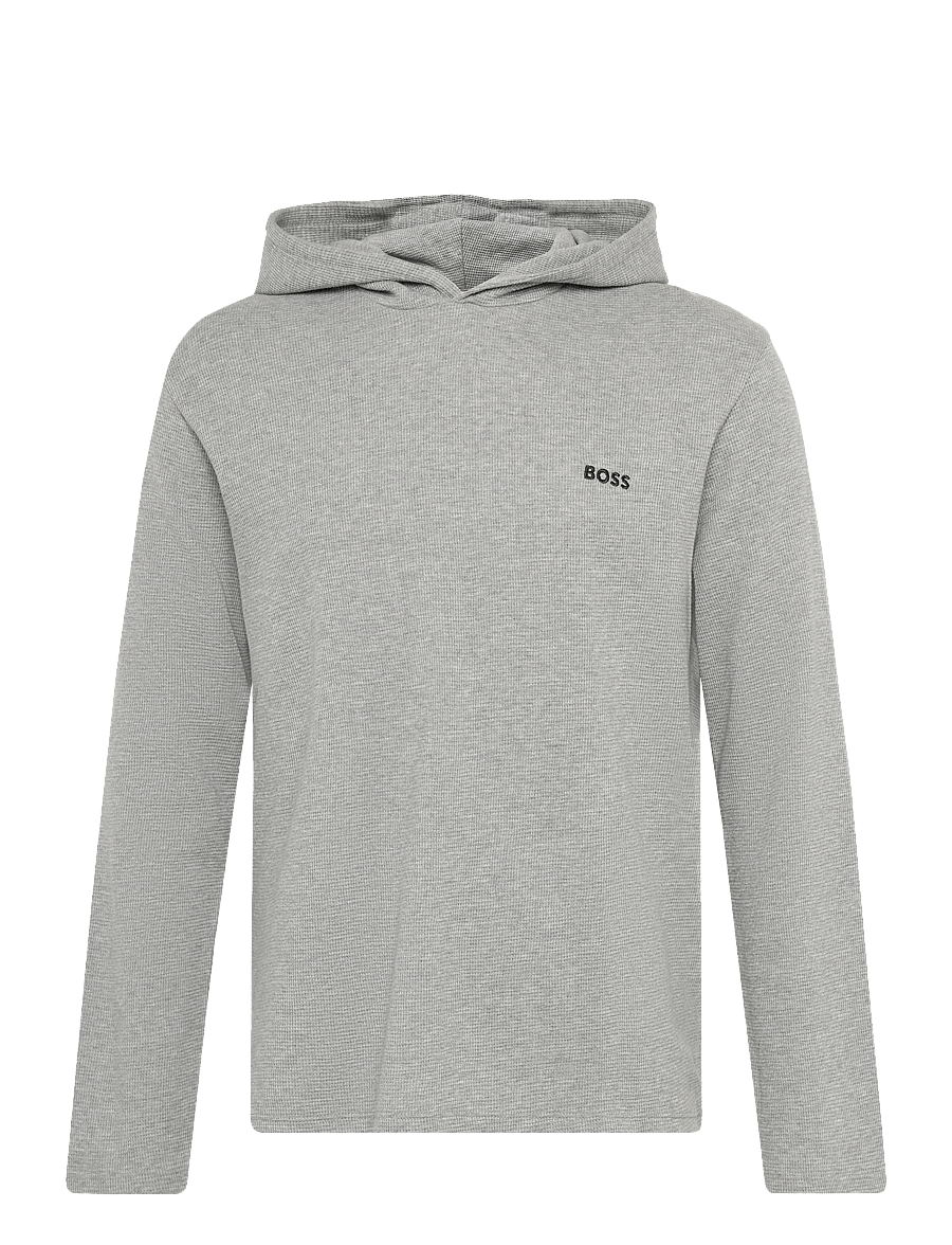 BOSS - Waffle LS-Shirt H. - medium grey - 0