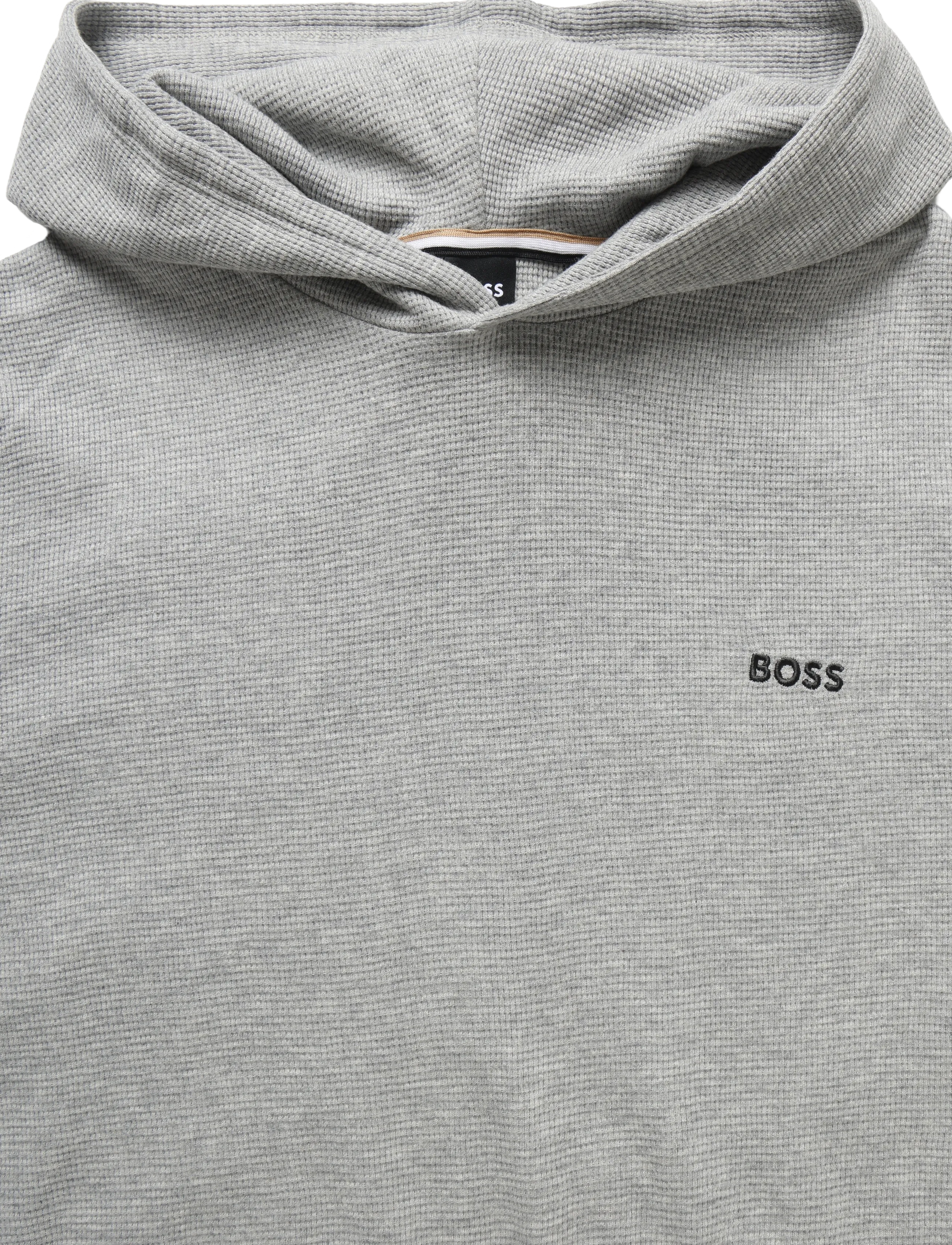 BOSS - Waffle LS-Shirt H. - medium grey - 2