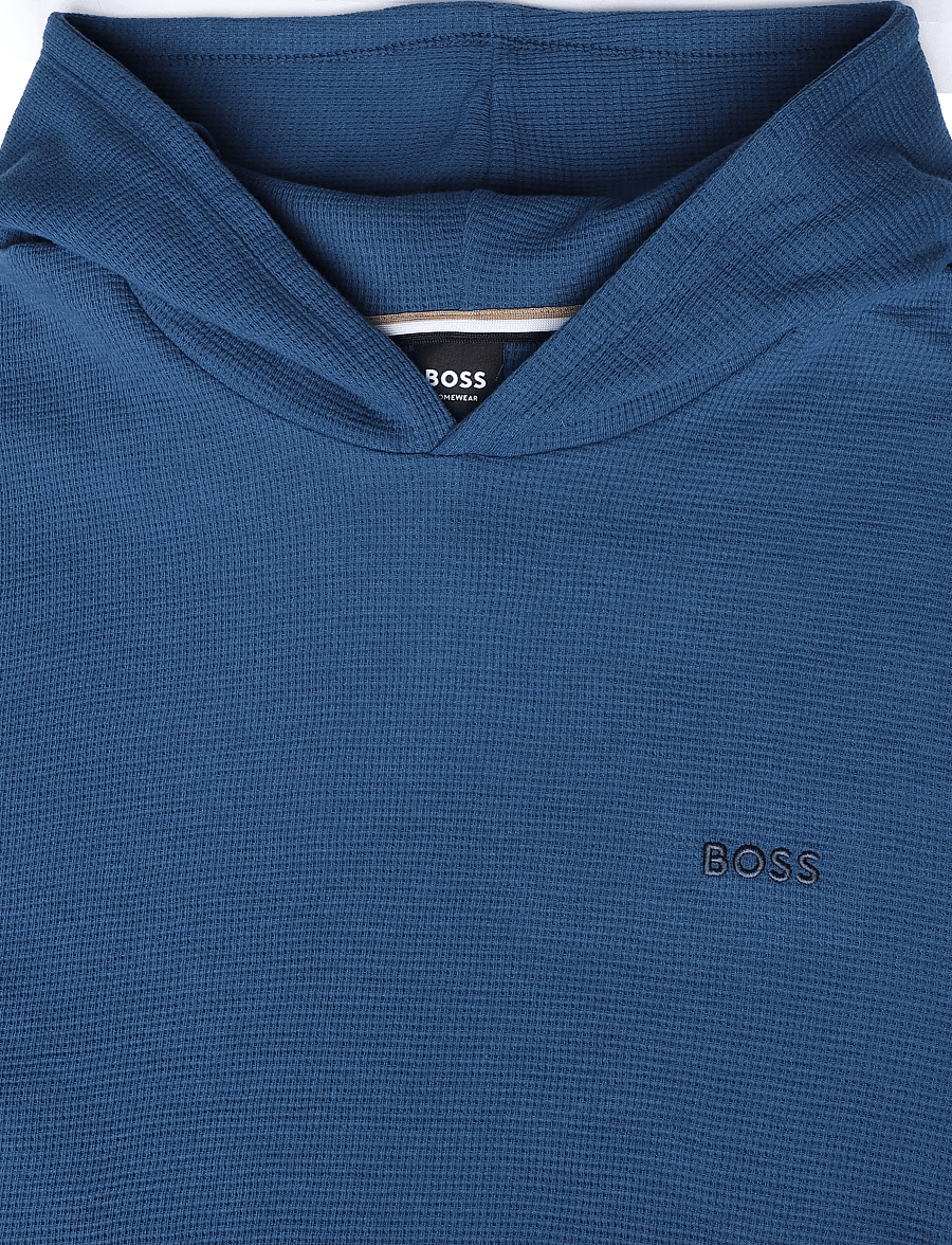 BOSS - Waffle LS-Shirt H. - nattrøjer - turquoise/aqua - 2