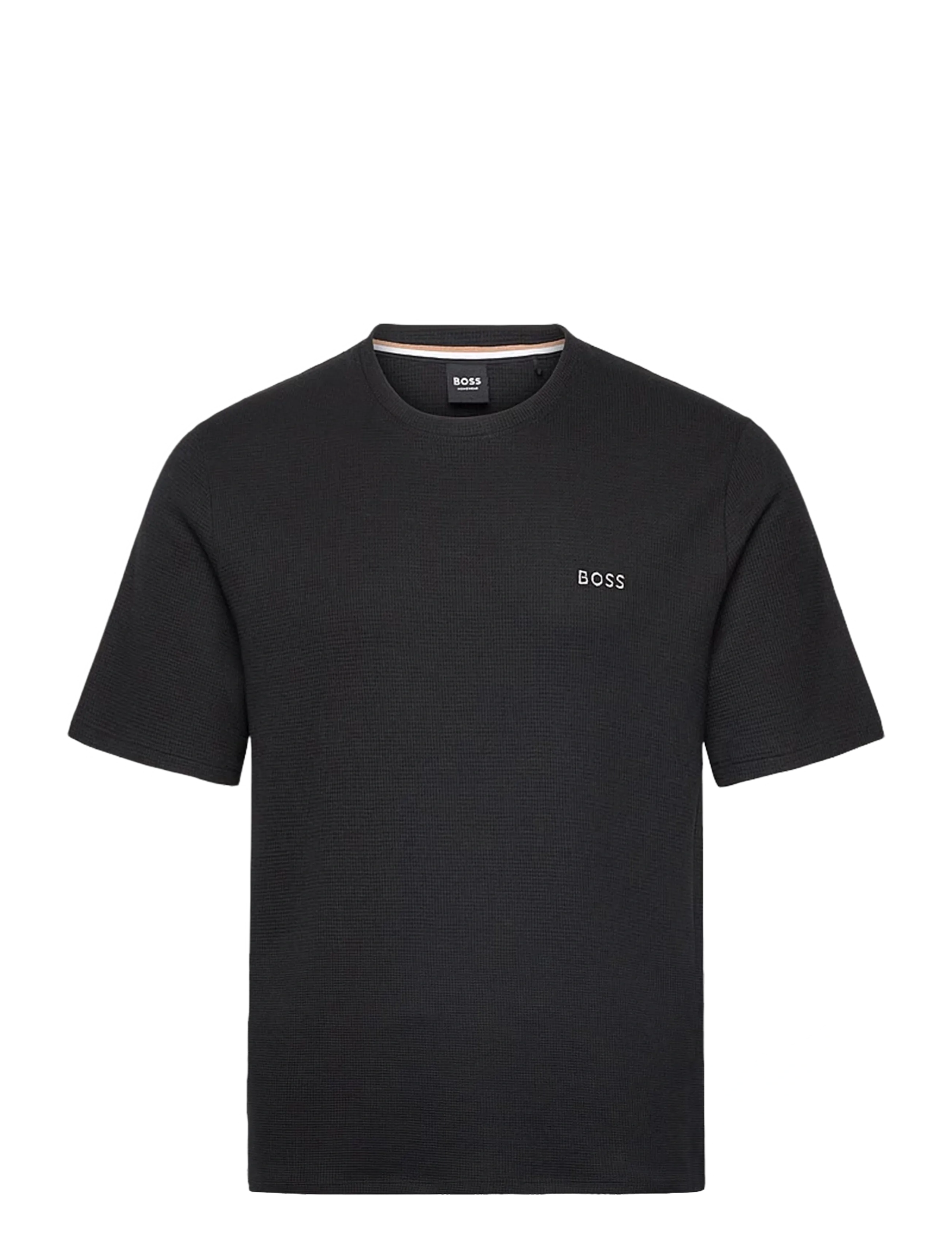 BOSS Waffle T-Shirt - Nattøj - BLACK / black