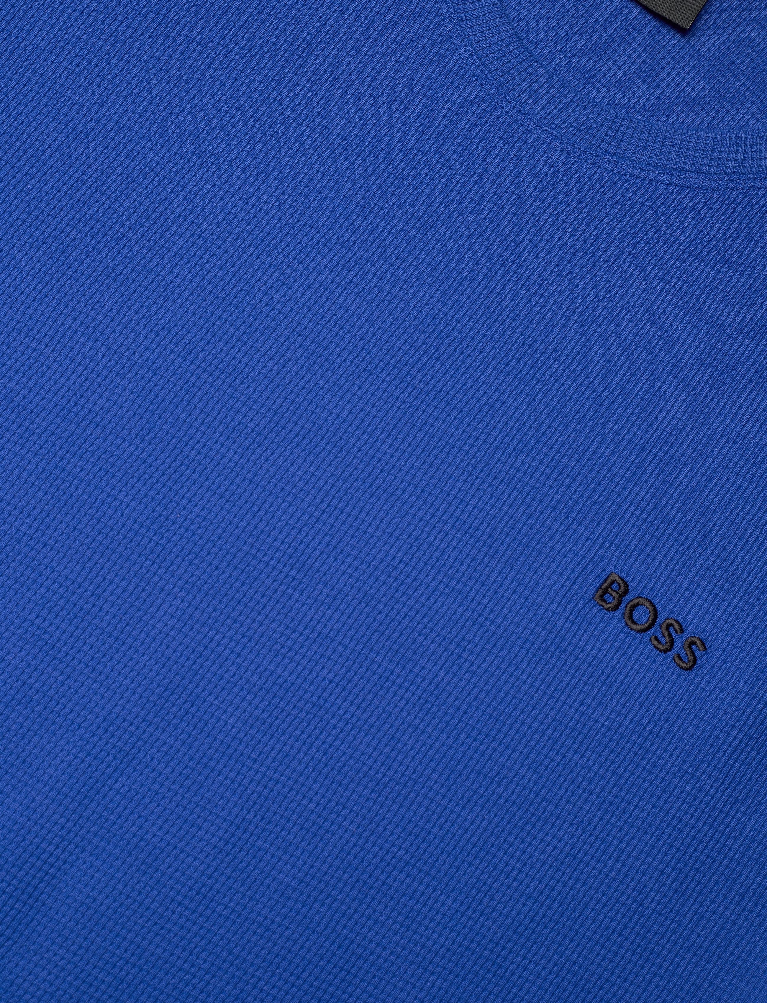 BOSS - Waffle T-Shirt - pyjamasöverdelar - bright blue - 2