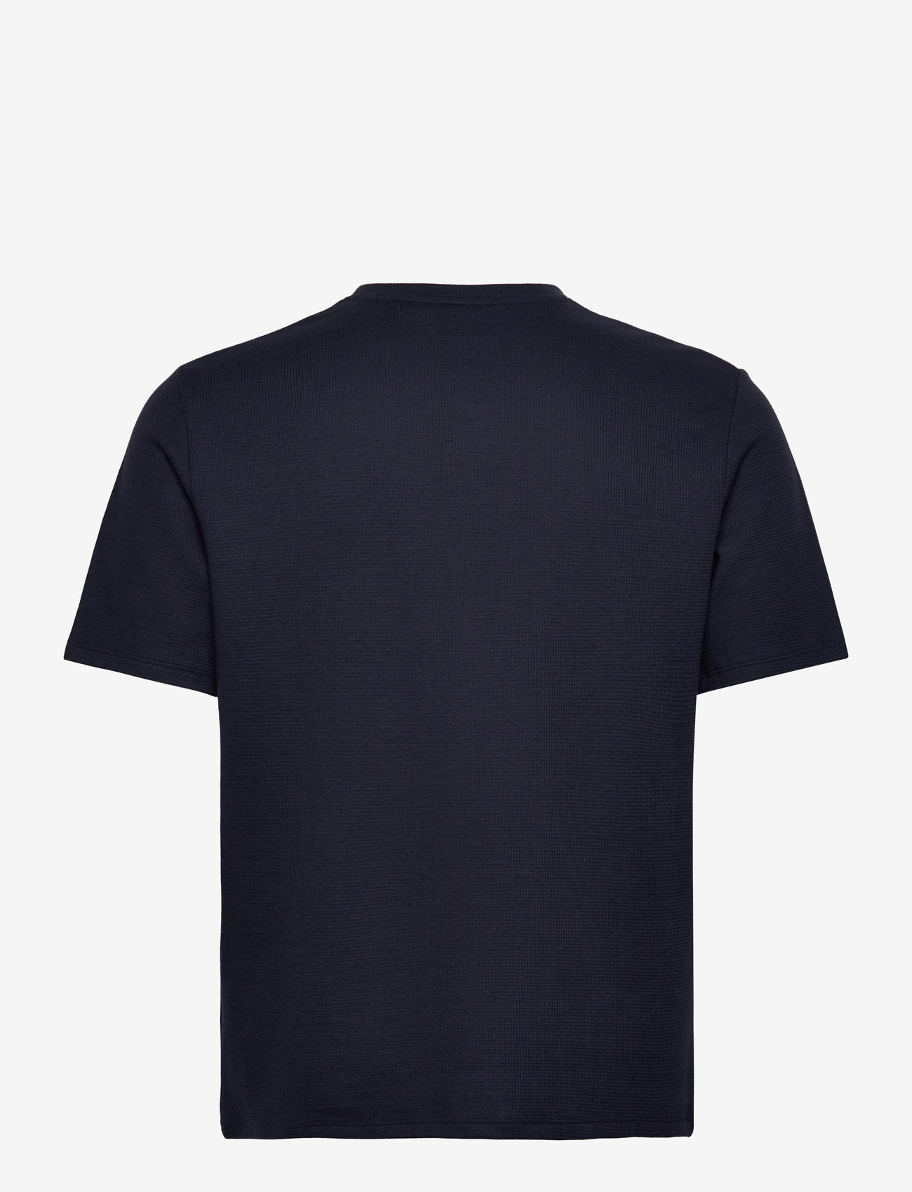 BOSS - Waffle T-Shirt - pyjamasöverdelar - dark blue - 1