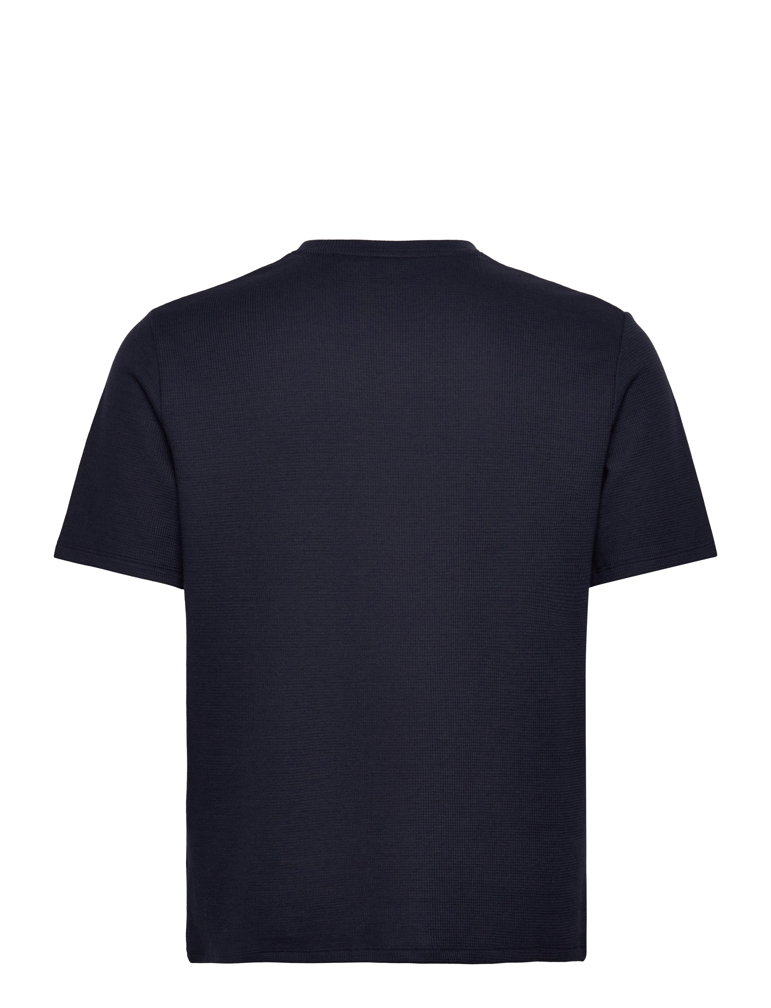 BOSS - Waffle T-Shirt - pyjamasöverdelar - dark blue - 1