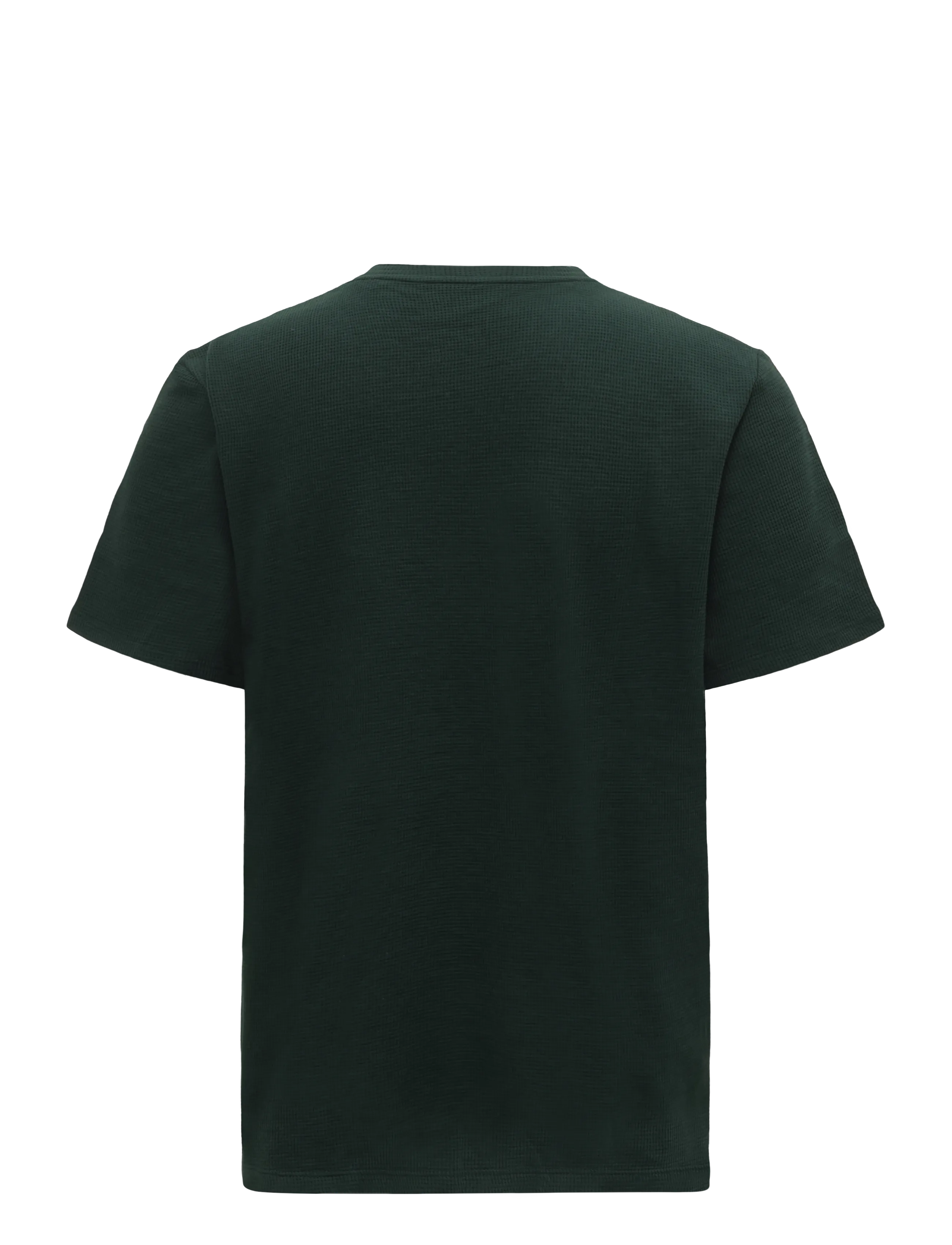 BOSS - Waffle T-Shirt - lühikeste varrukatega t-särgid - dark green - 1