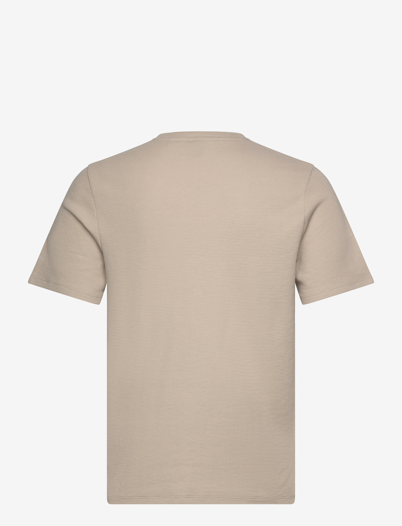 BOSS - Waffle T-Shirt - pyjama tops - light beige - 1