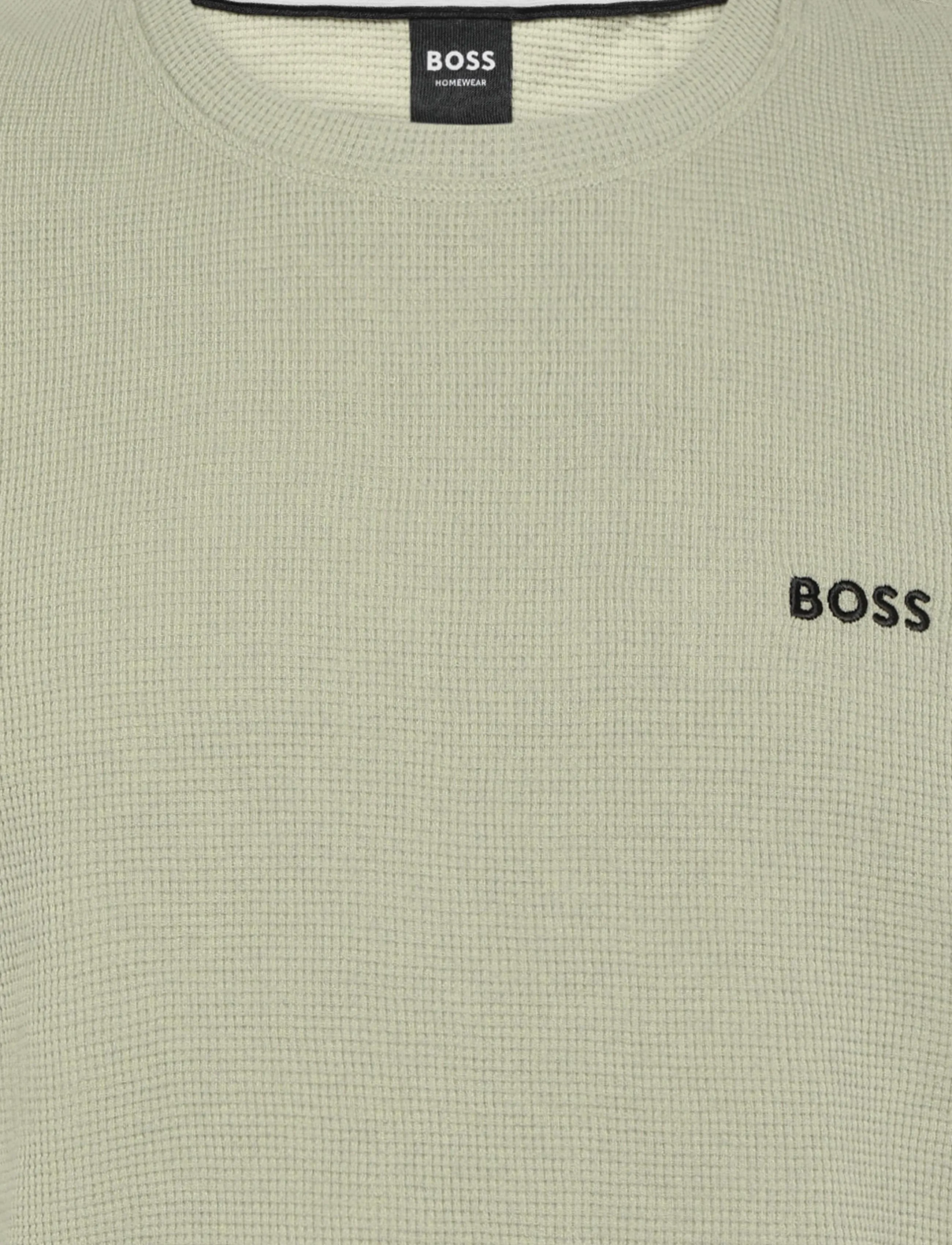 BOSS - Waffle T-Shirt - kurzärmelige t-shirts - light/pastel green - 2