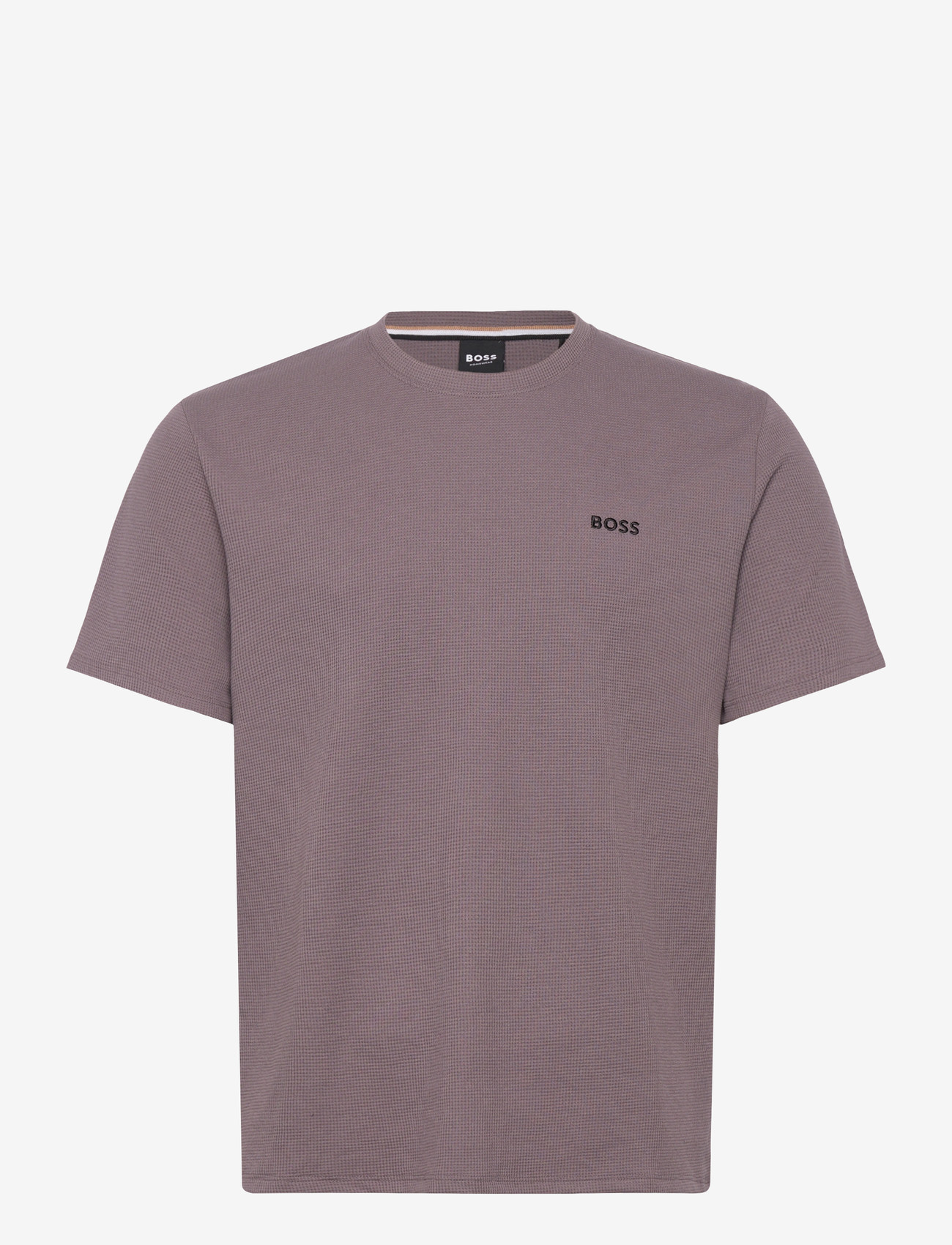 BOSS - Waffle T-Shirt - pidžaama topid - medium purple - 0