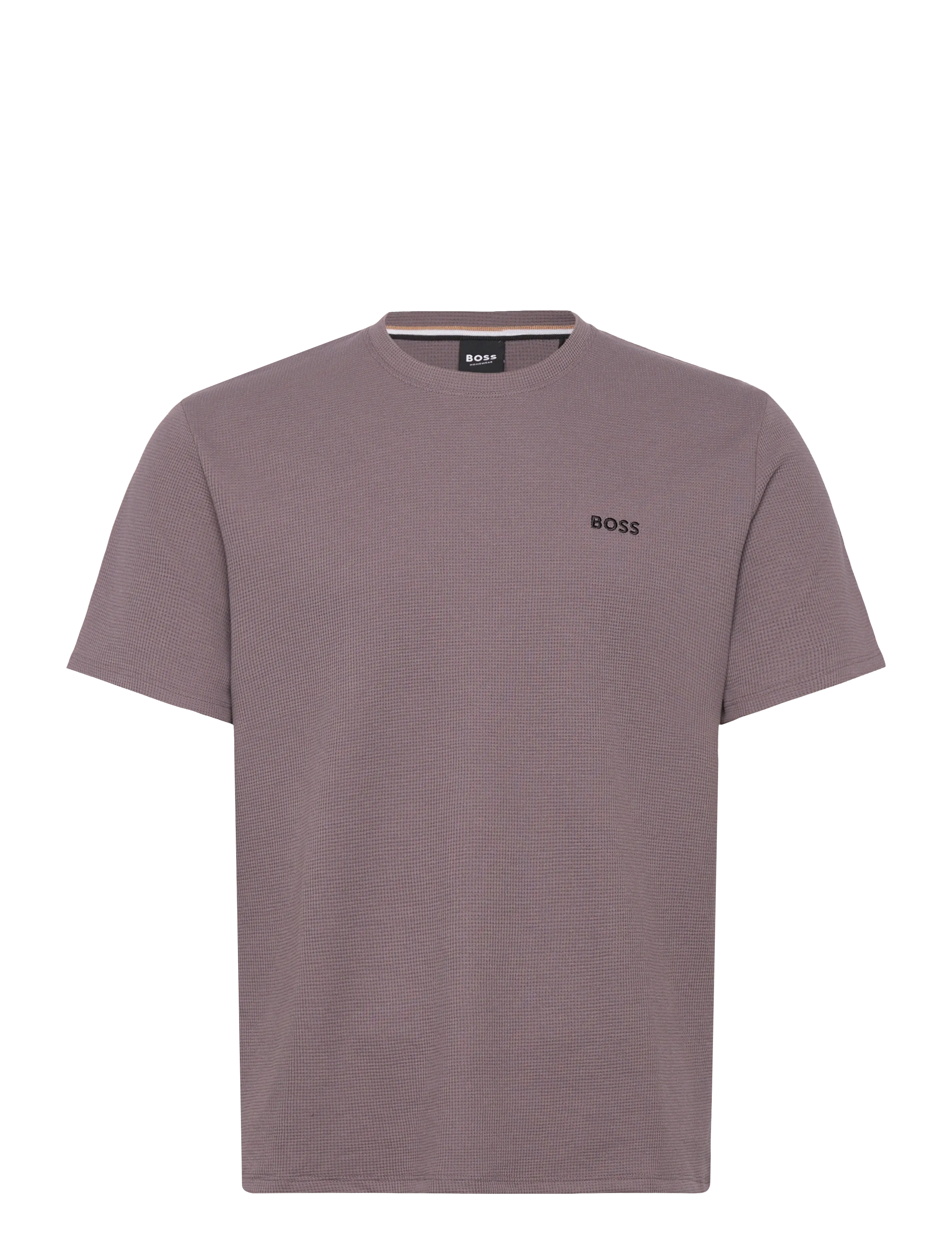 BOSS Waffle T-Shirt - Underwear - MEDIUM PURPLE / purple