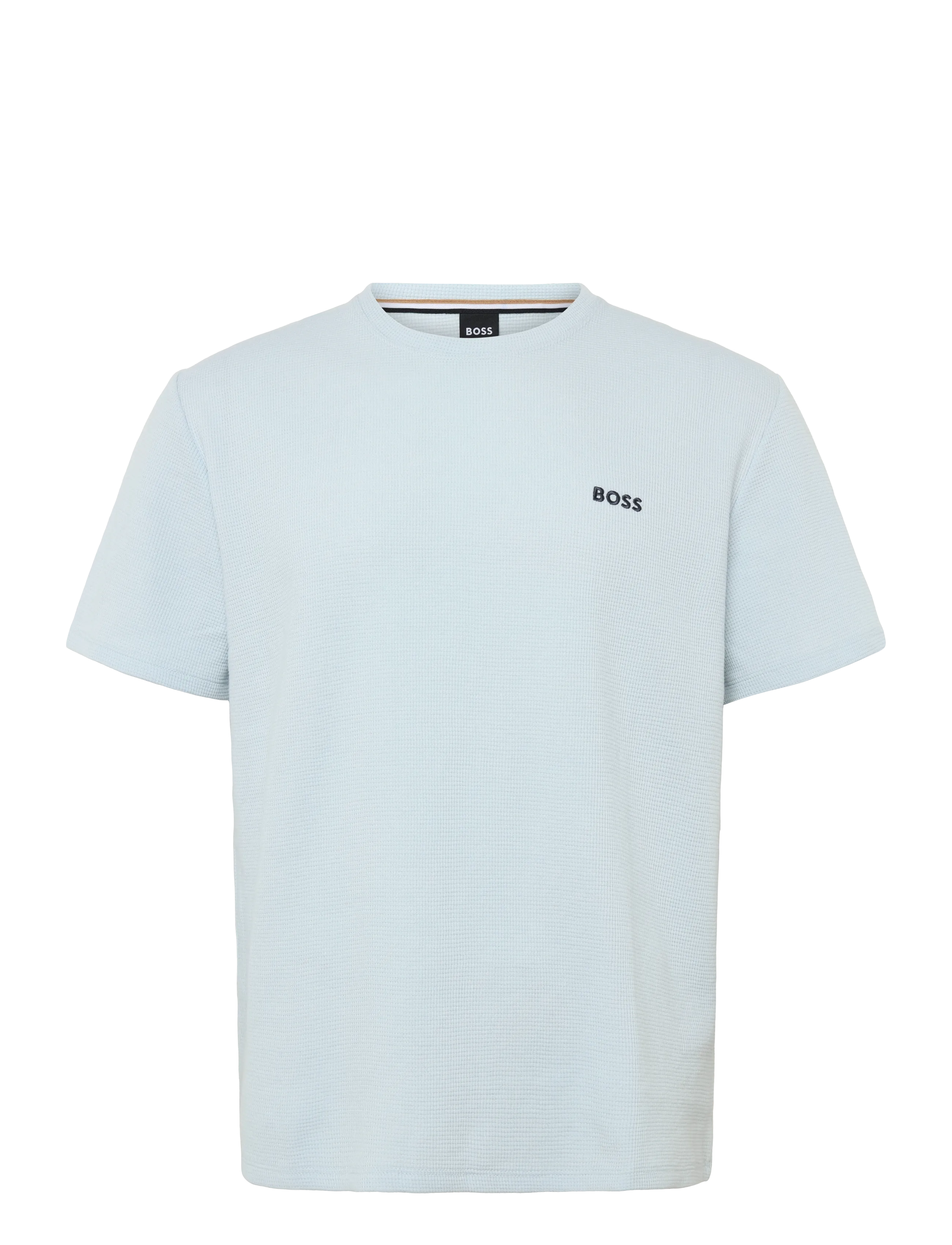 BOSS Waffle T-Shirt, XXL, Blue, T-Shirts > Kortærmede, Herre