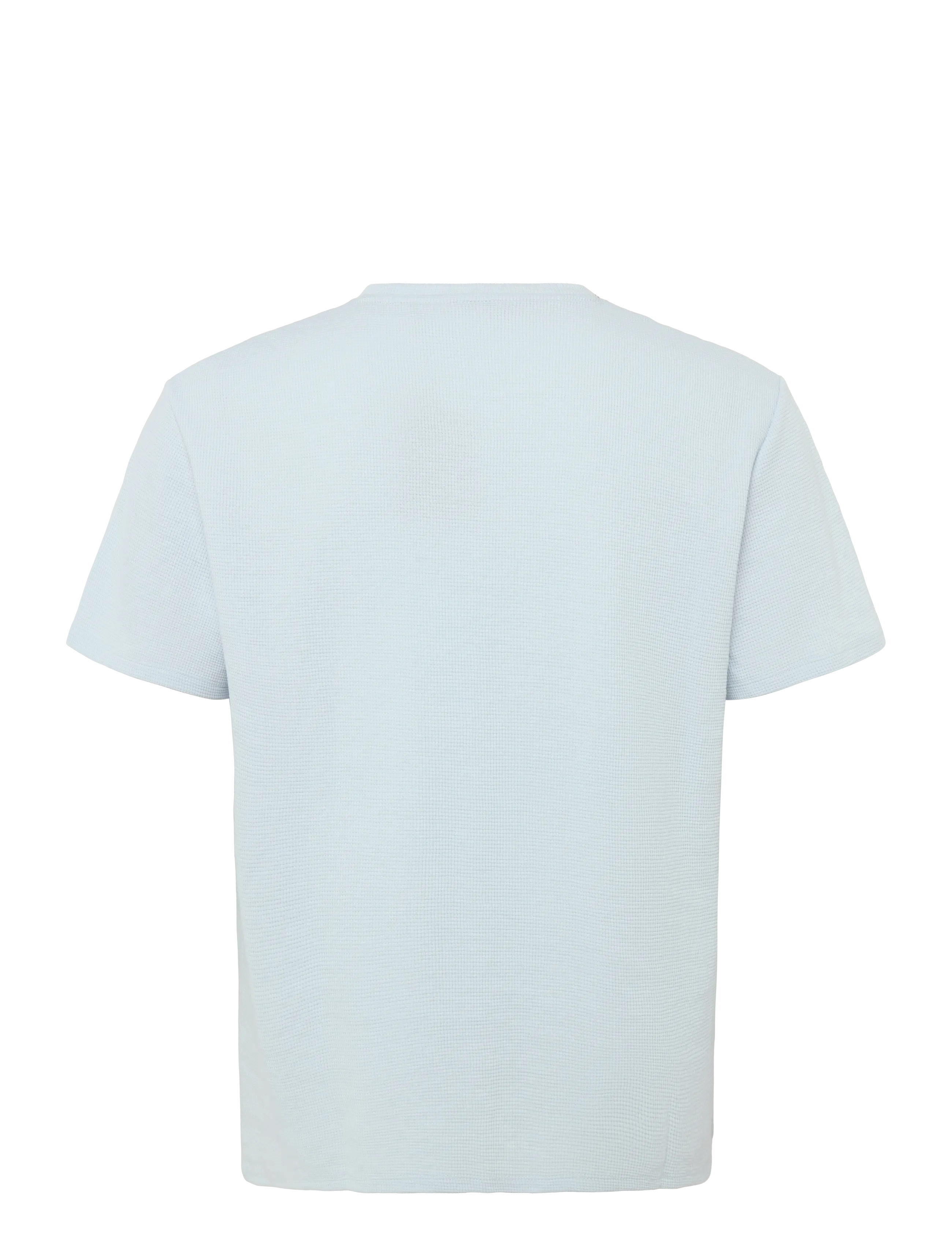 BOSS - Waffle T-Shirt - lühikeste varrukatega t-särgid - open blue - 1