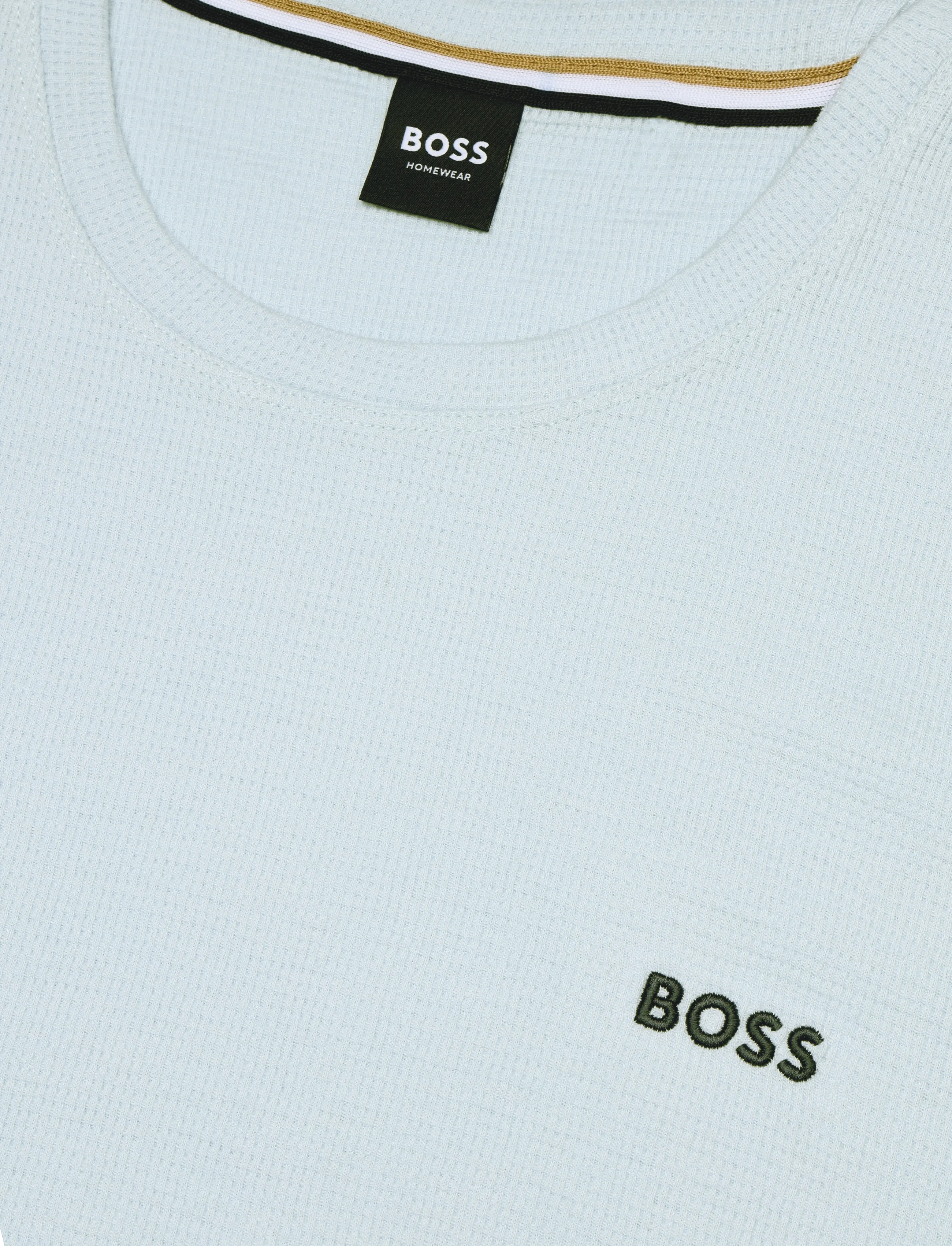 BOSS - Waffle T-Shirt - lühikeste varrukatega t-särgid - open blue - 2
