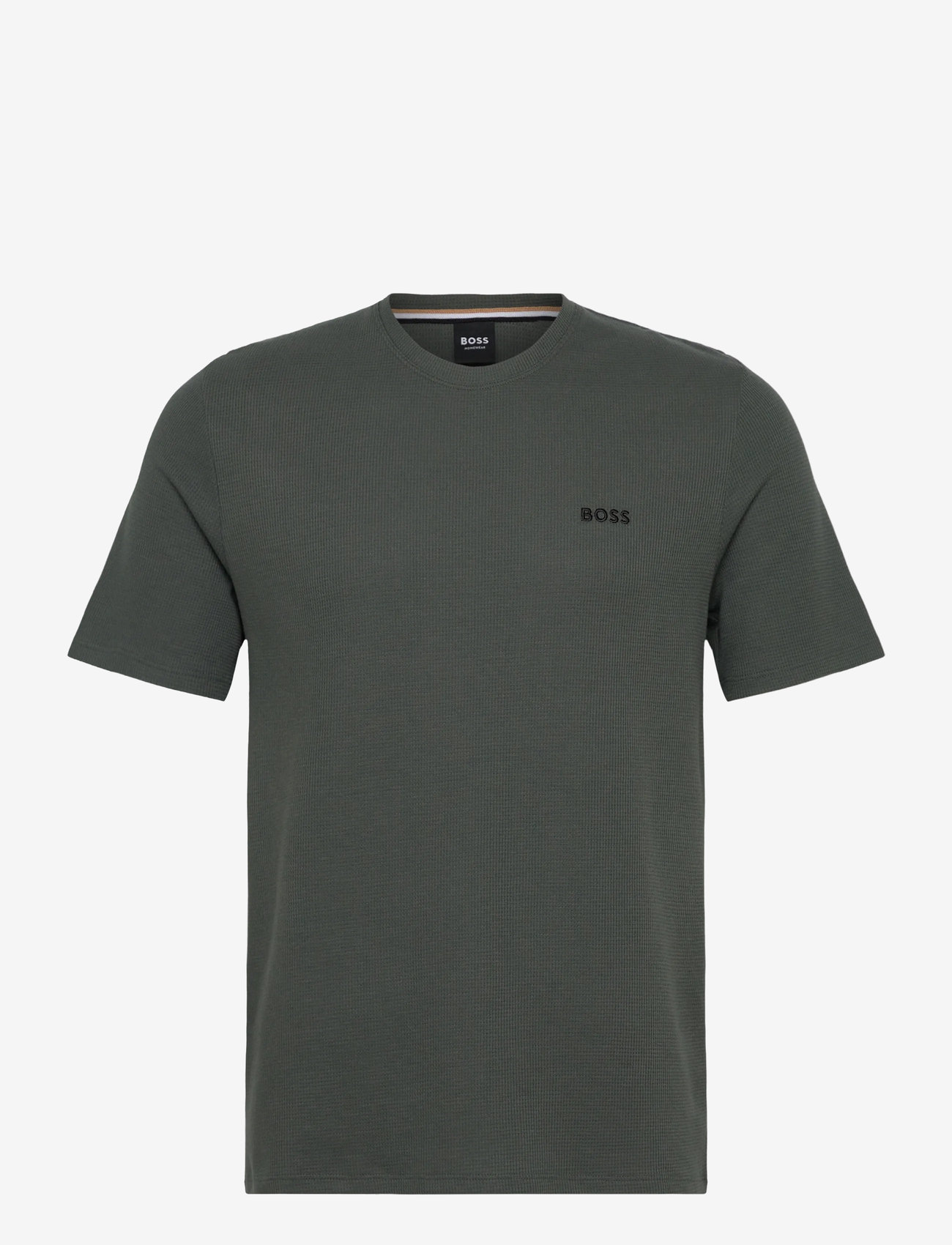 BOSS - Waffle T-Shirt - pyjama tops - open green - 0