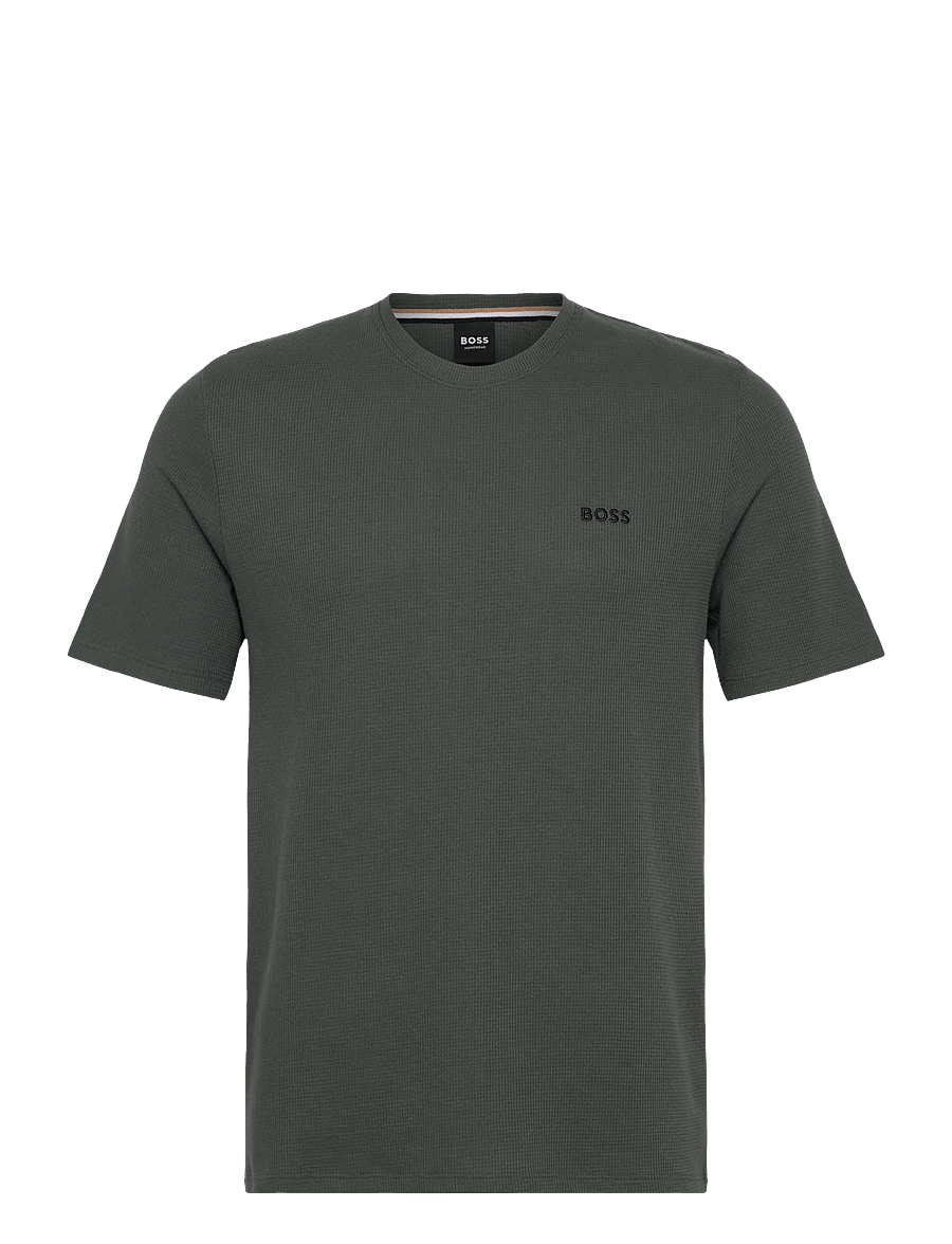 BOSS - Waffle T-Shirt - t-shirts à manches courtes - open green - 0