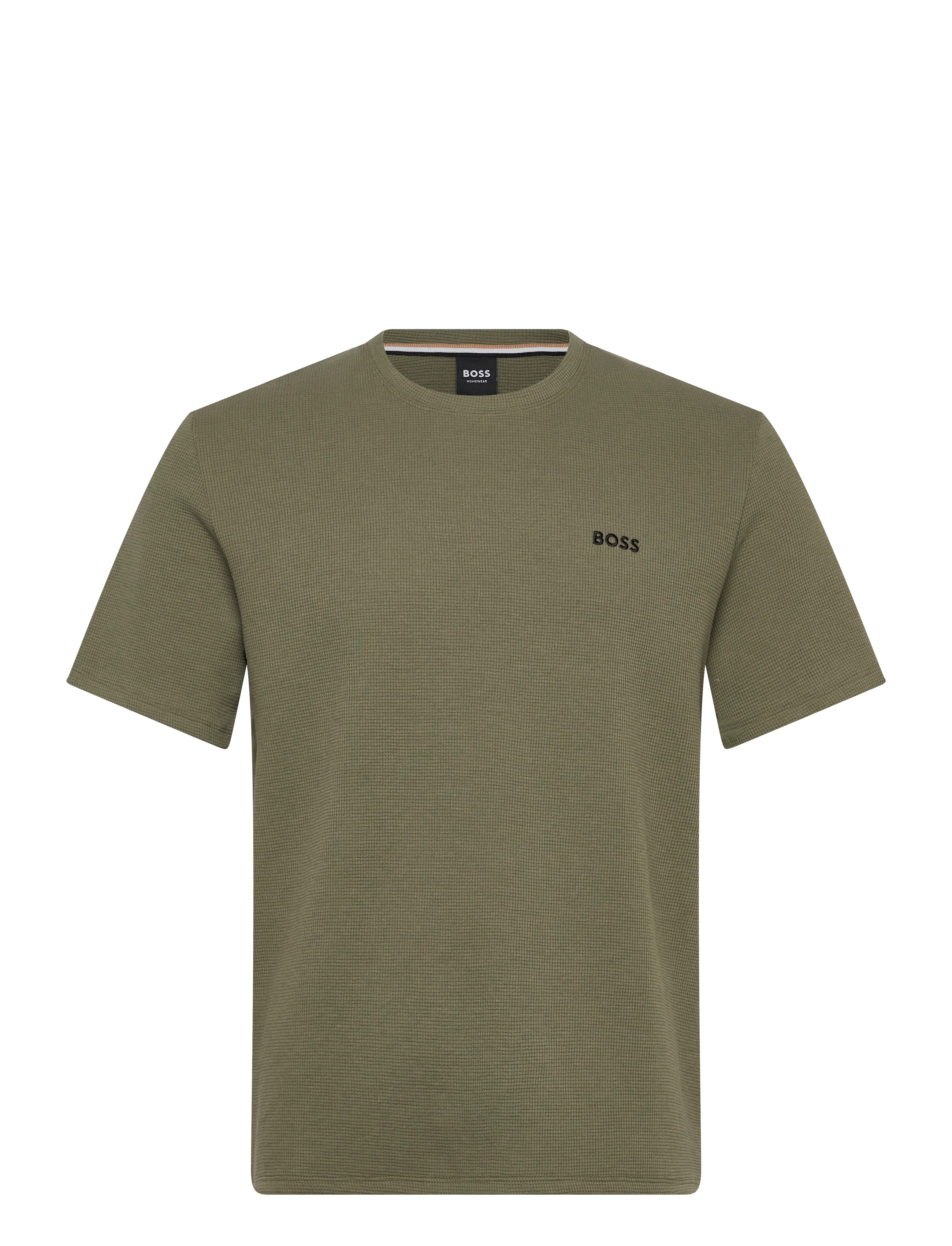 BOSS Waffle T-Shirt, XL, T-shirts, Grün - Short-sleeved, Männerswear