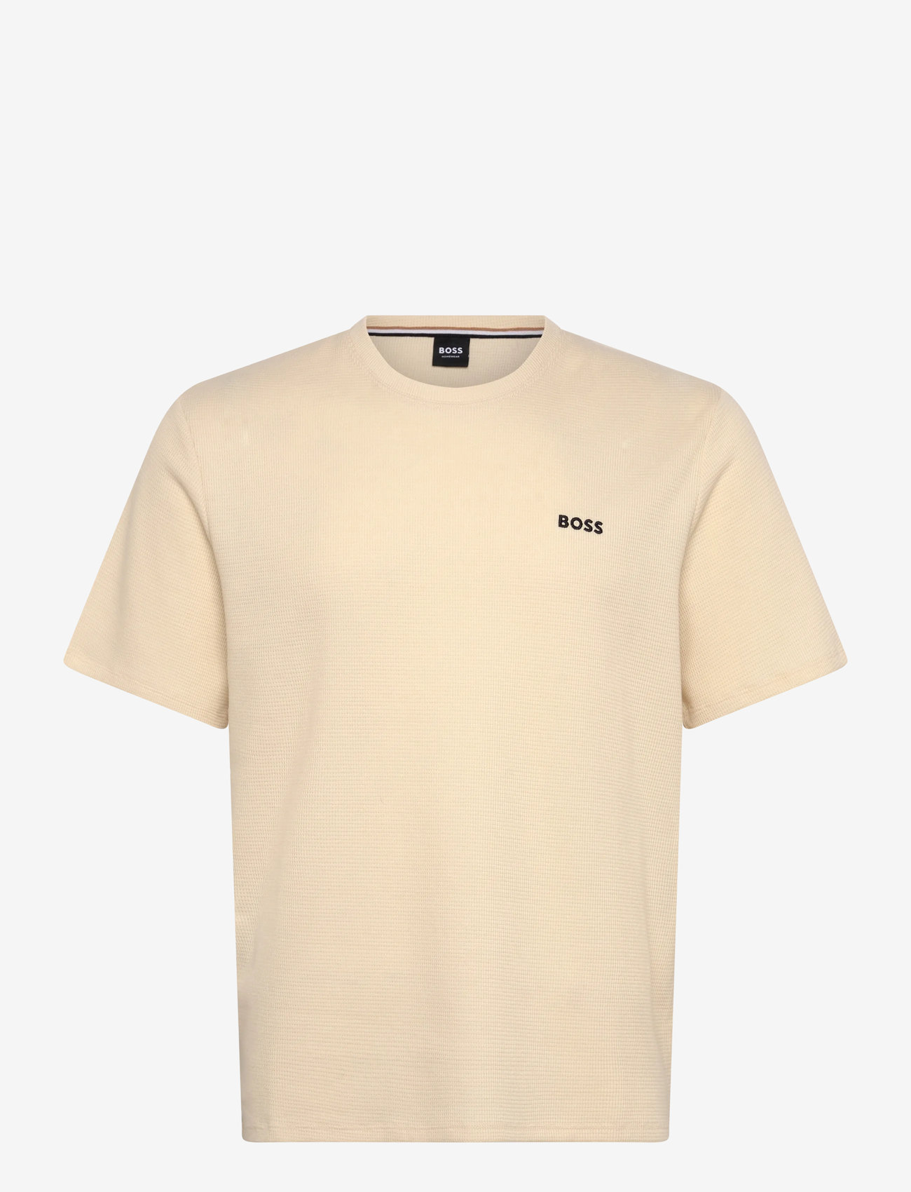 BOSS - Waffle T-Shirt - pyjamaoberteil - open white - 0