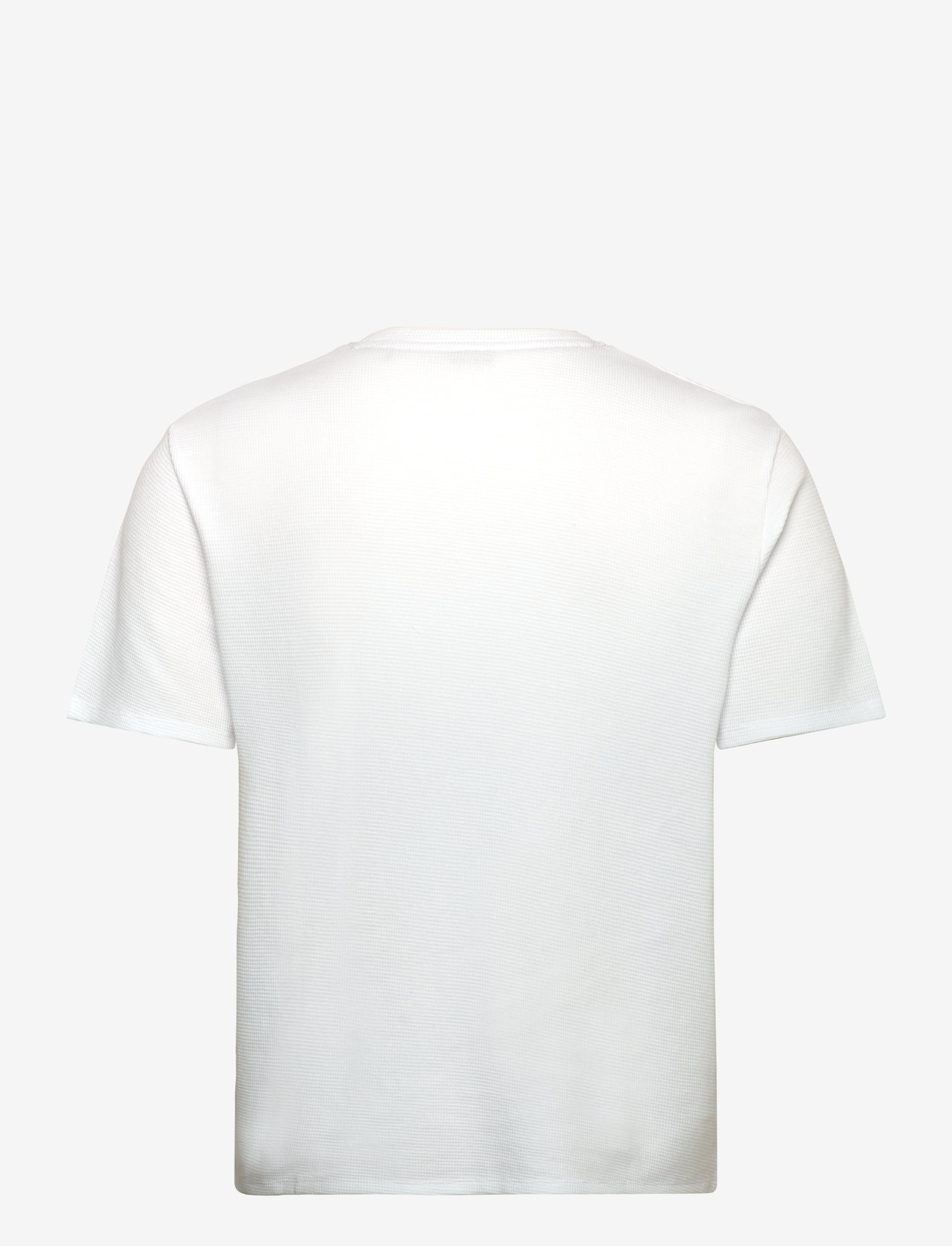 BOSS - Waffle T-Shirt - pyjamasöverdelar - white - 1