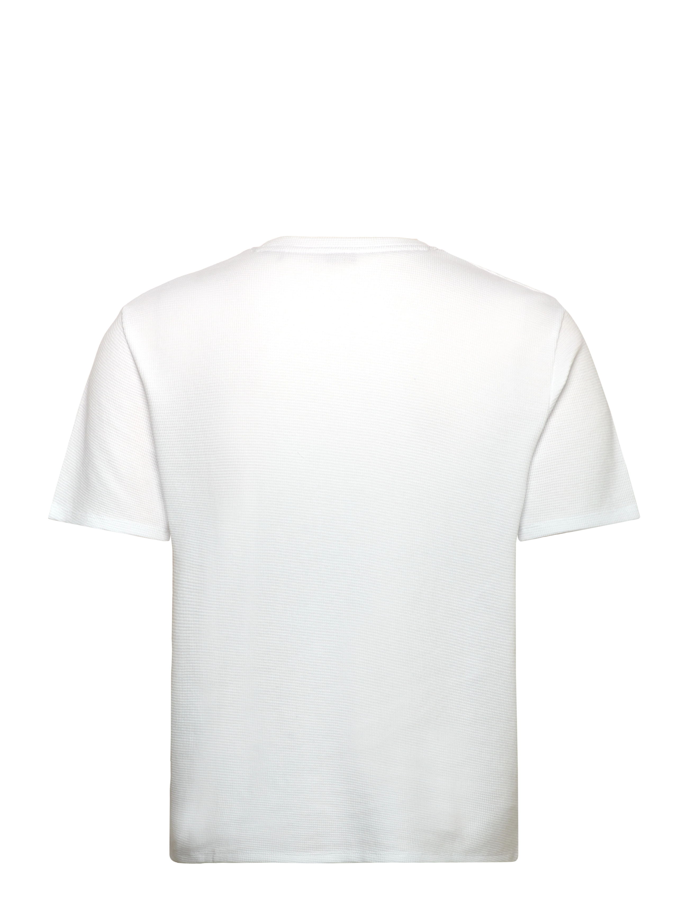 BOSS - Waffle T-Shirt - pyjamasöverdelar - white - 1