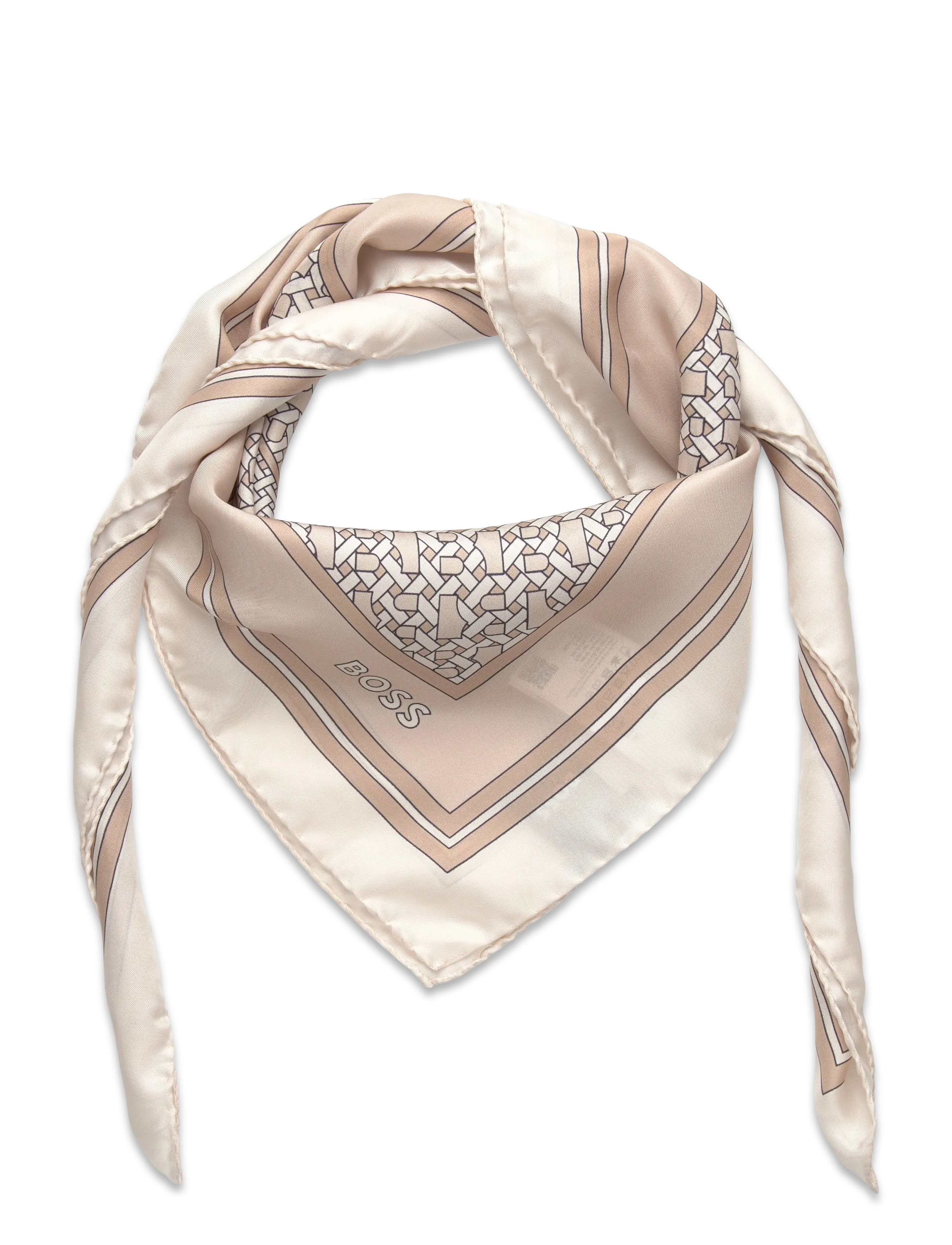 BOSS Lainy_1_90*90 - Accessories - LIGHT BEIGE / cream