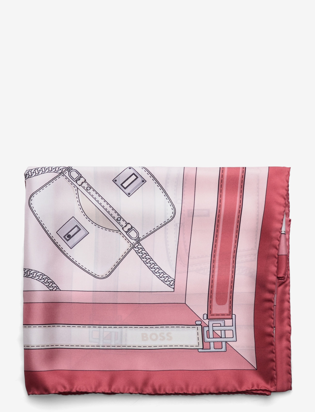 BOSS - Lainy_1_90*90 - schals - light/pastel red - 1