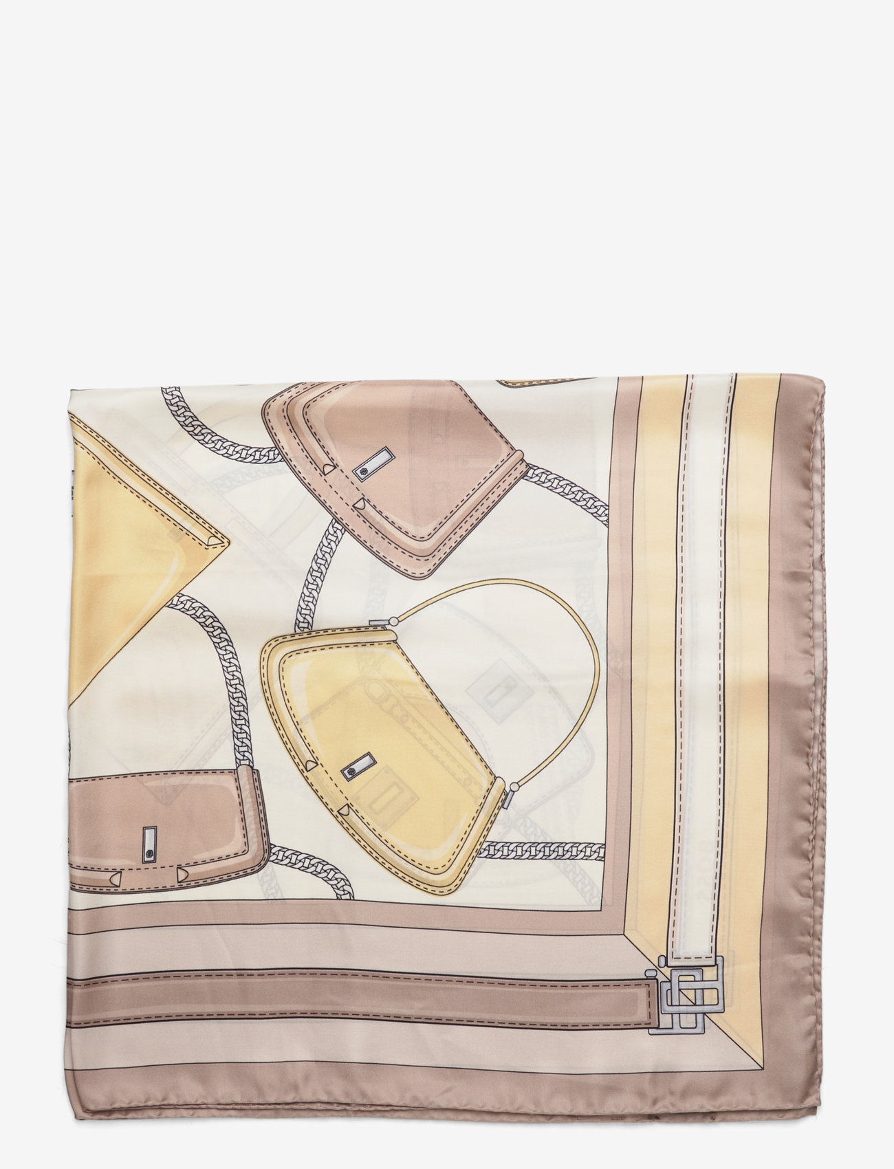 BOSS - Lainy_1_90*90 - sjalar - light/pastel yellow - 1