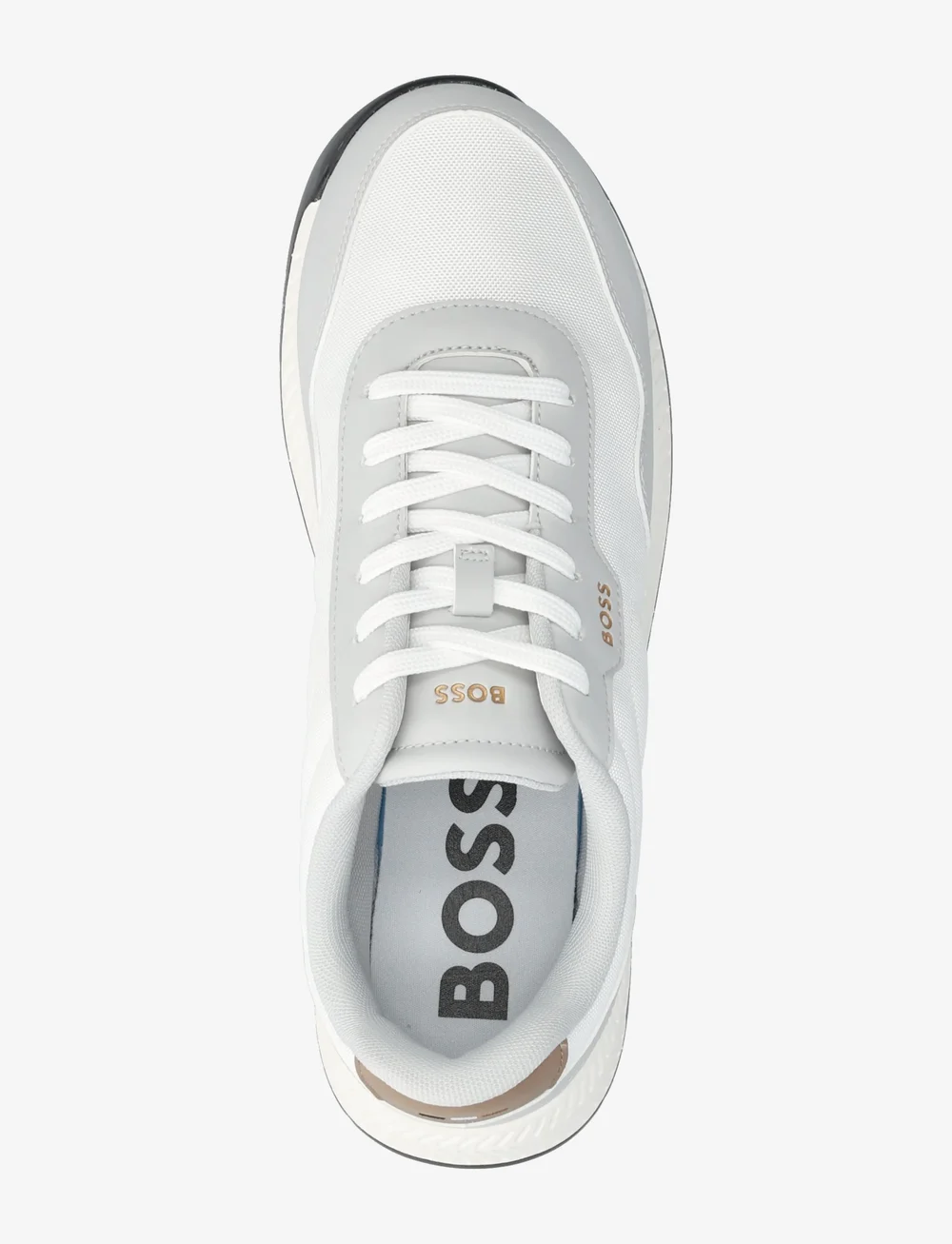 BOSS - Titanium_Runn_nypuN - låga sneakers - open white - 3