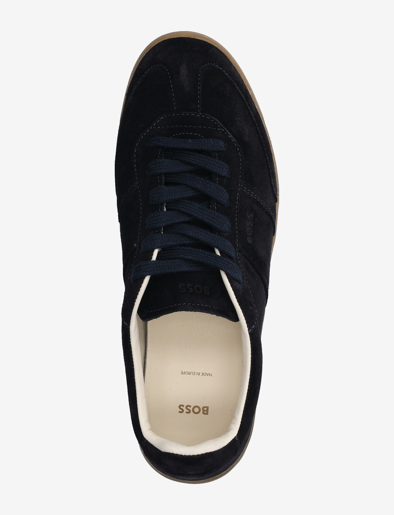 BOSS - Brenta_Tenn_fullsd - lágir strigaskór - dark blue - 3