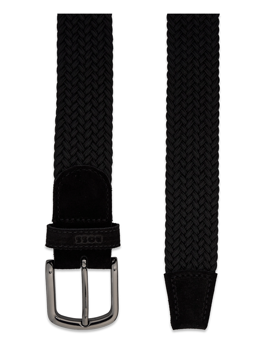 BOSS - Sash-WnE-Sd_Sz35 - geflochtene gürtel - black - 1