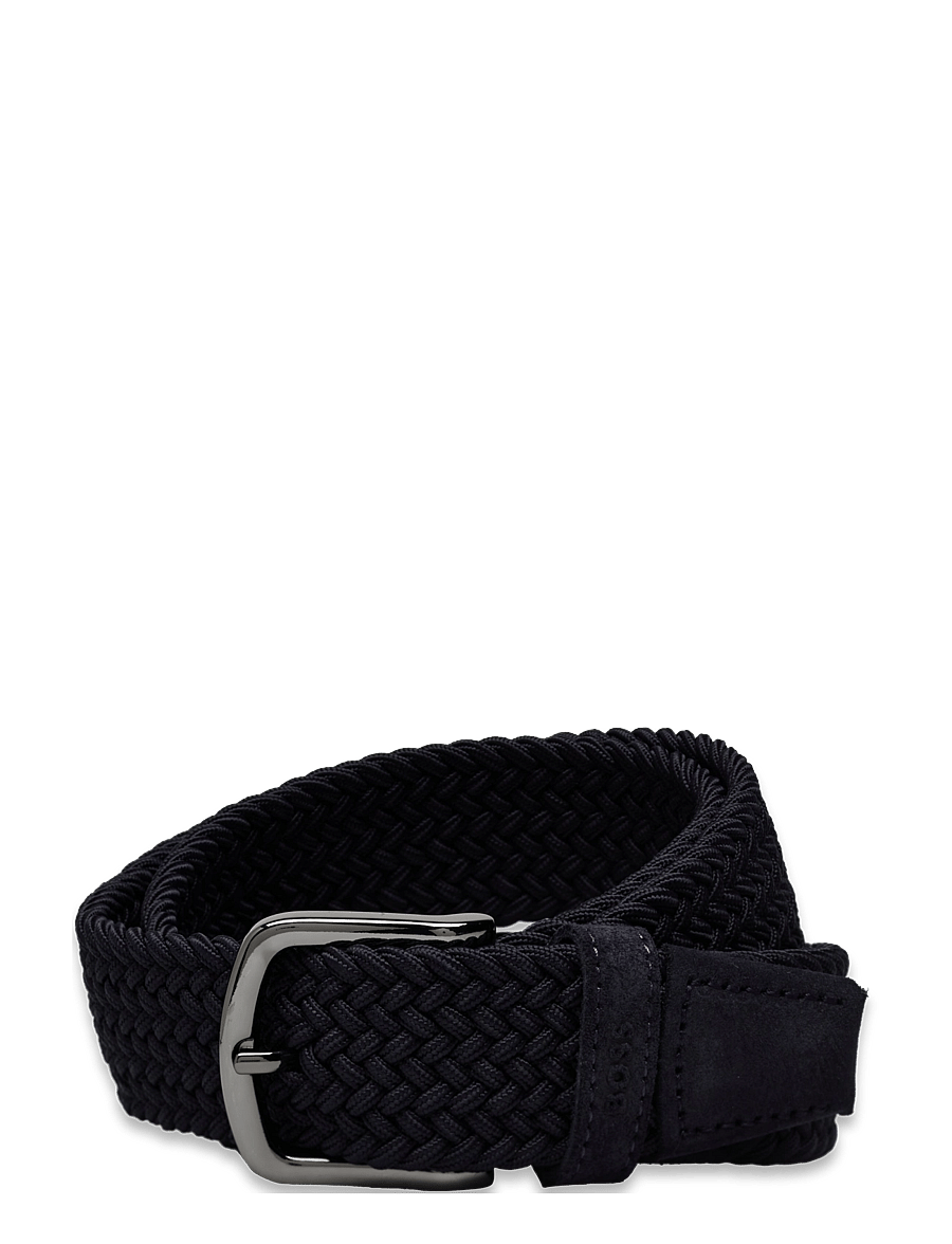 BOSS - Sash-WnE-Sd_Sz35 - geflochten gürtel - dark blue - 0