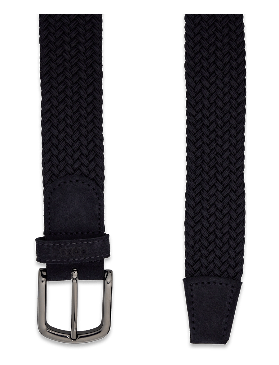 BOSS - Sash-WnE-Sd_Sz35 - geflochten gürtel - dark blue - 1