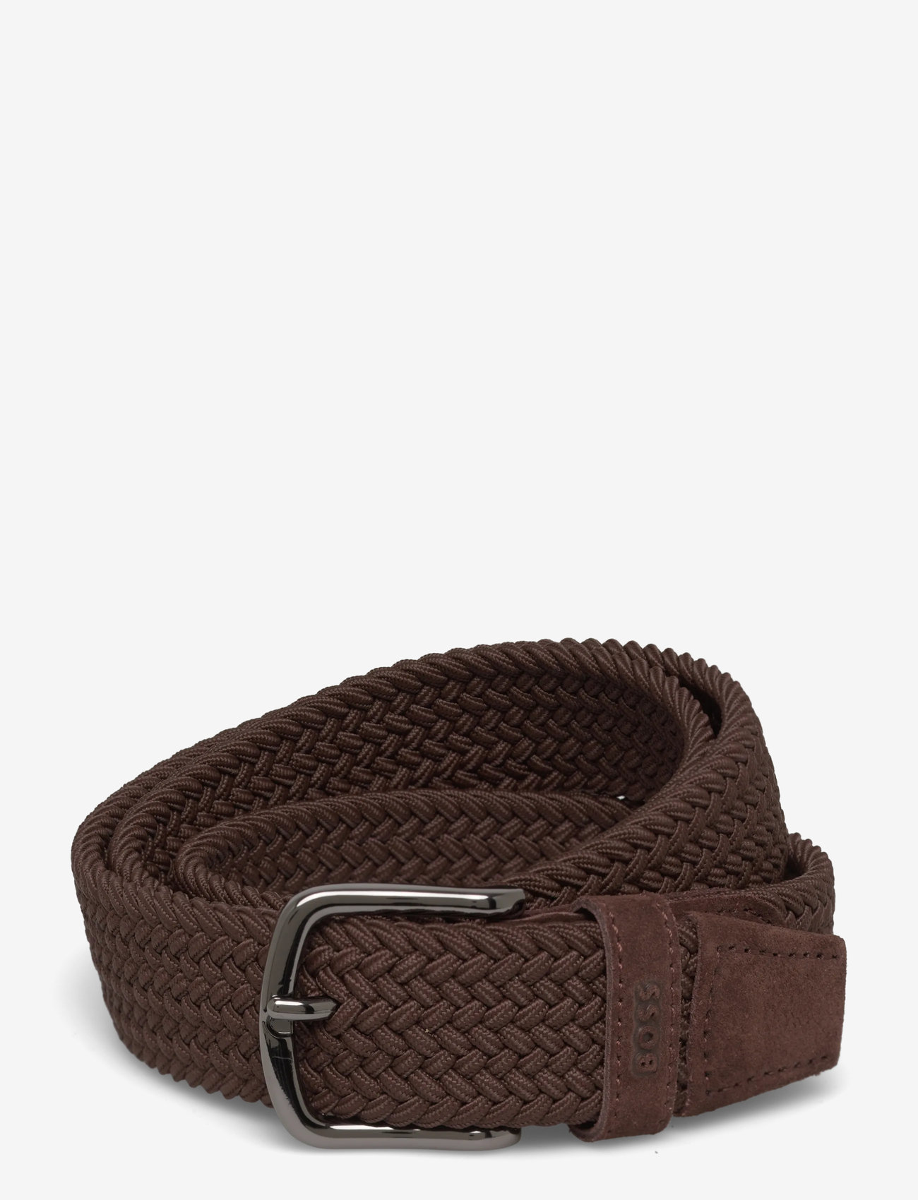 BOSS - Sash-WnE-Sd_Sz35 - flettede bælter - dark brown - 0
