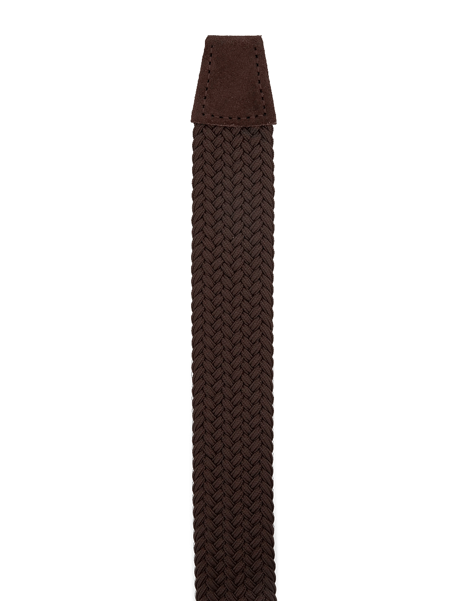 BOSS - Sash-WnE-Sd_Sz35 - geflochten gürtel - dark brown - 2