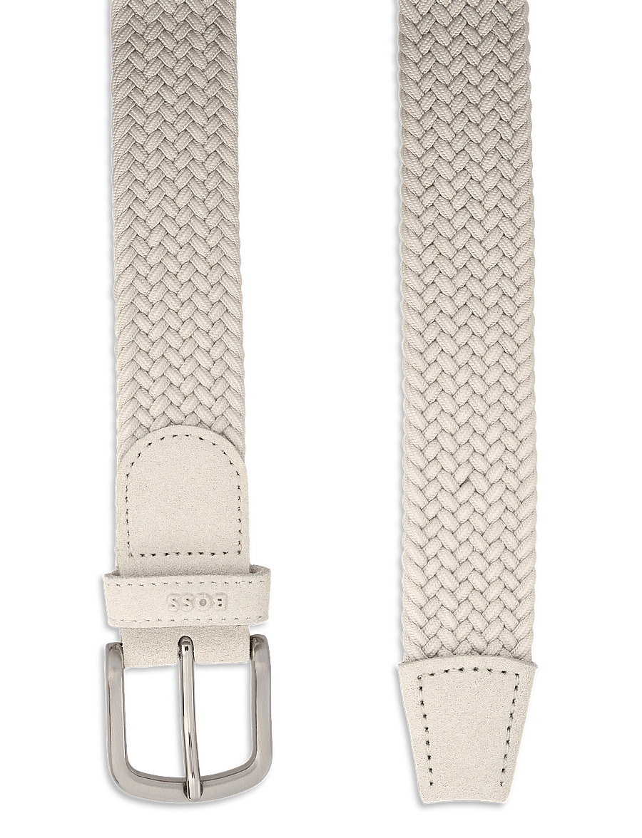 BOSS - Sash-WnE-Sd_Sz35 - punutud vööd - open beige - 1