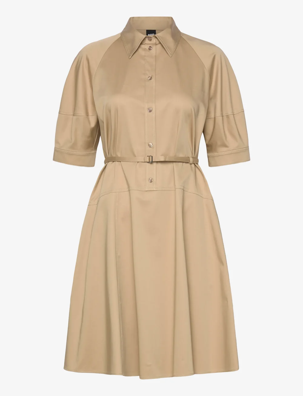 BOSS - Delaurena - skjortklänningar - medium beige - 0