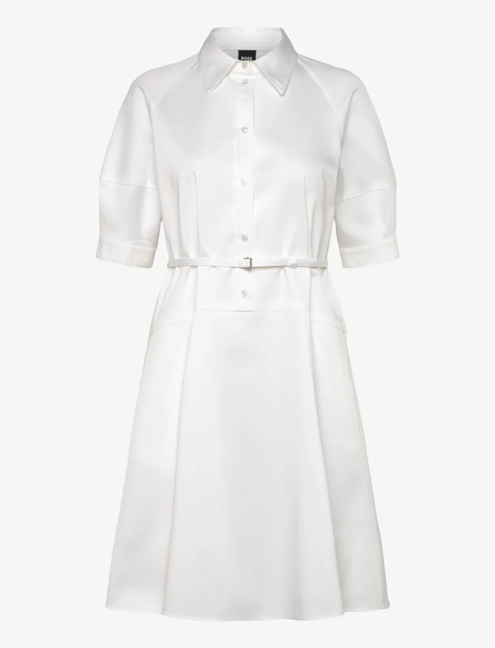 BOSS - Delaurena - skjortklänningar - white - 0